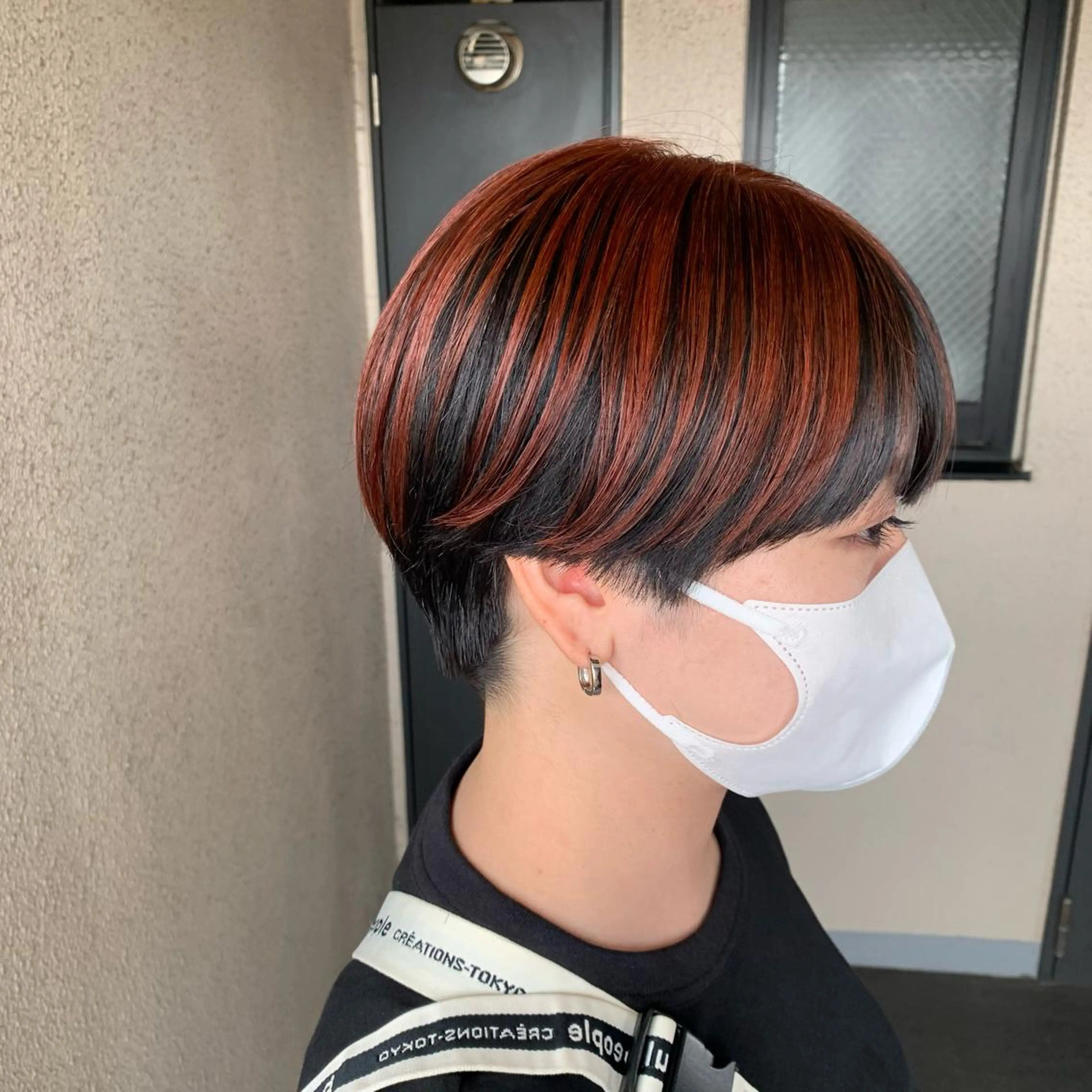 ショート カラー ブリーチ ダブルカラー ツートーンカラー chouette/ 根本優希のヘアスタイル