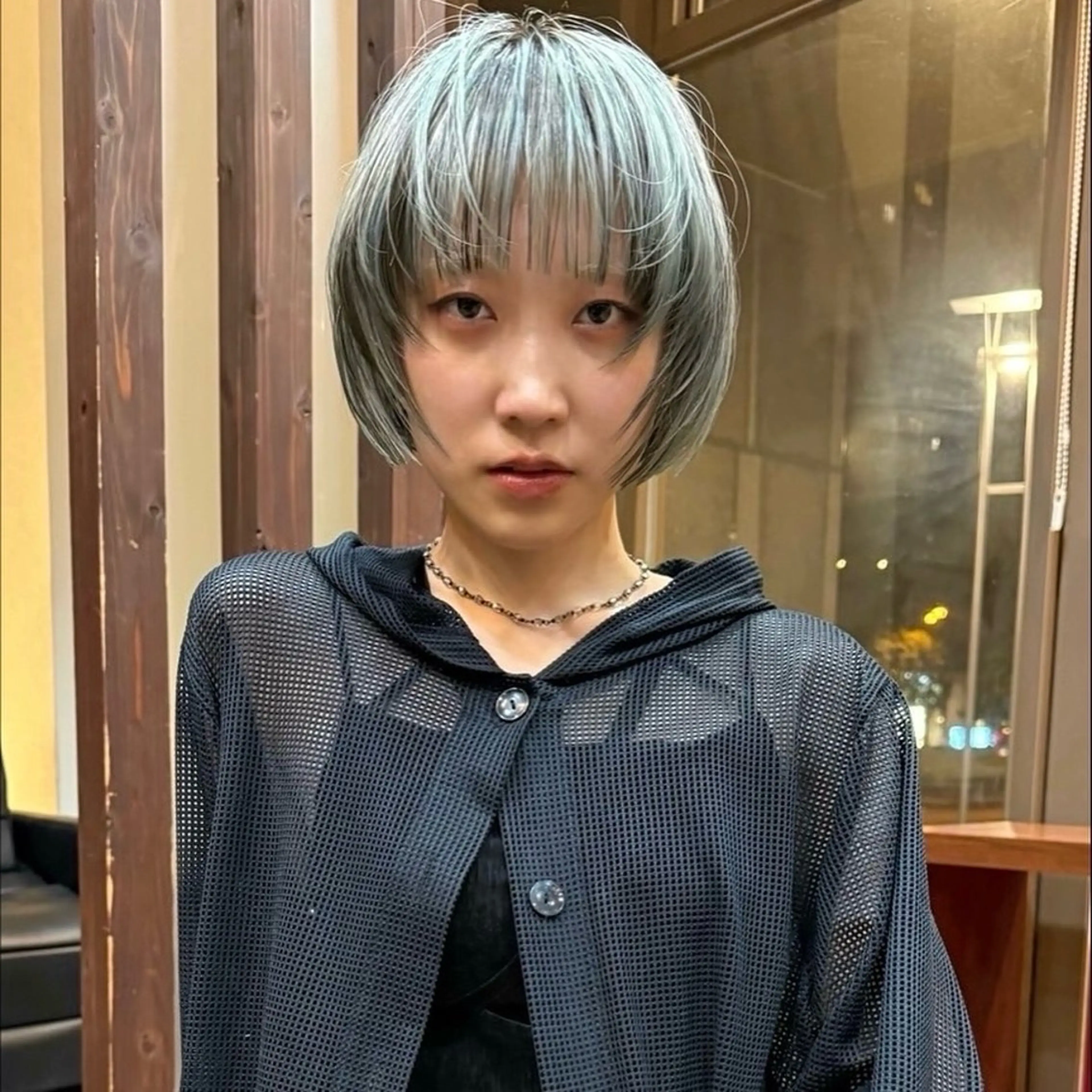 ショート ボブ/ショートボブ/ 岡山駅/別曽遥也のヘアスタイル