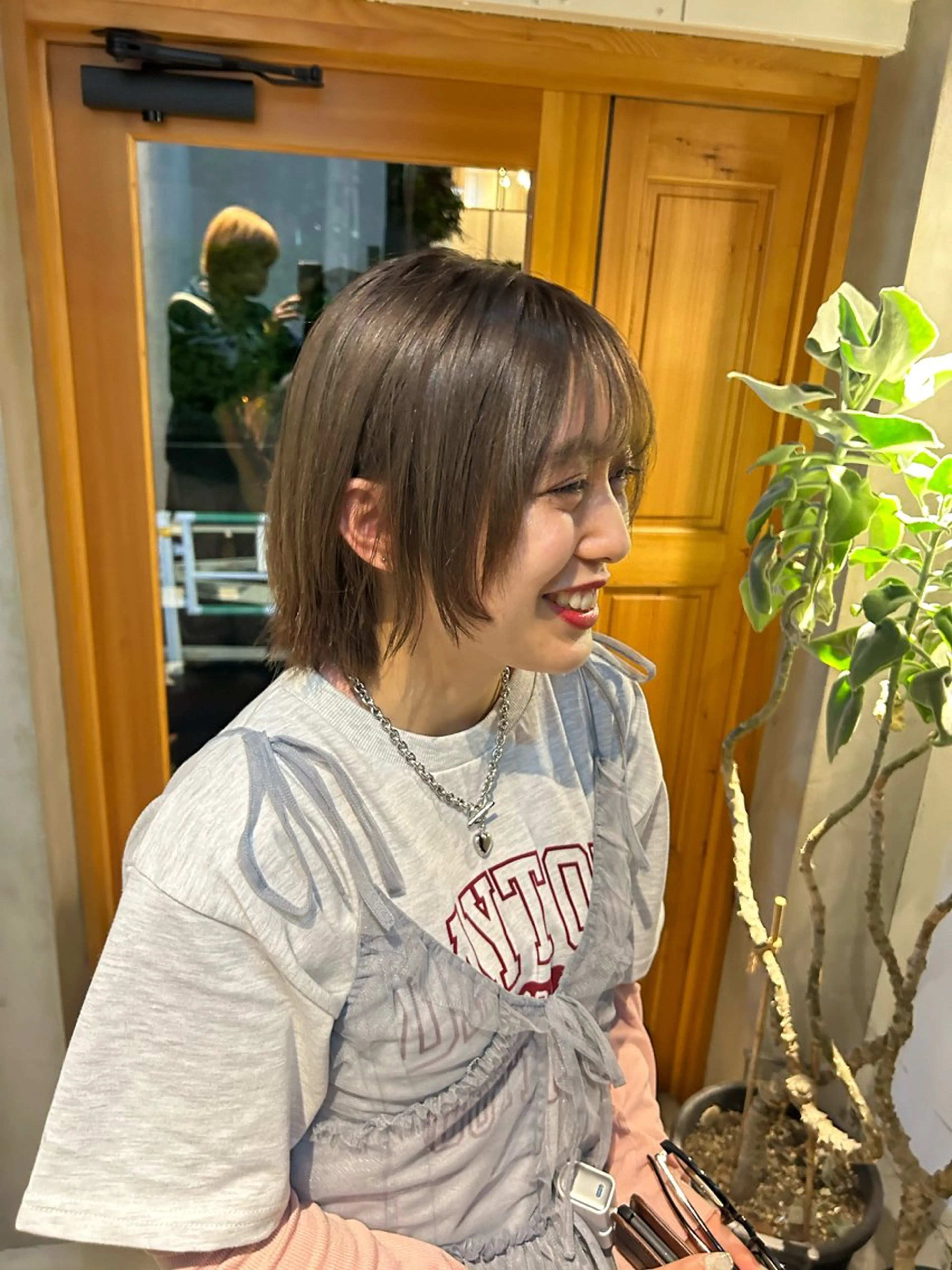 ミディアム カラー stand所属・キノシタナナコ /渋谷のヘアスタイル