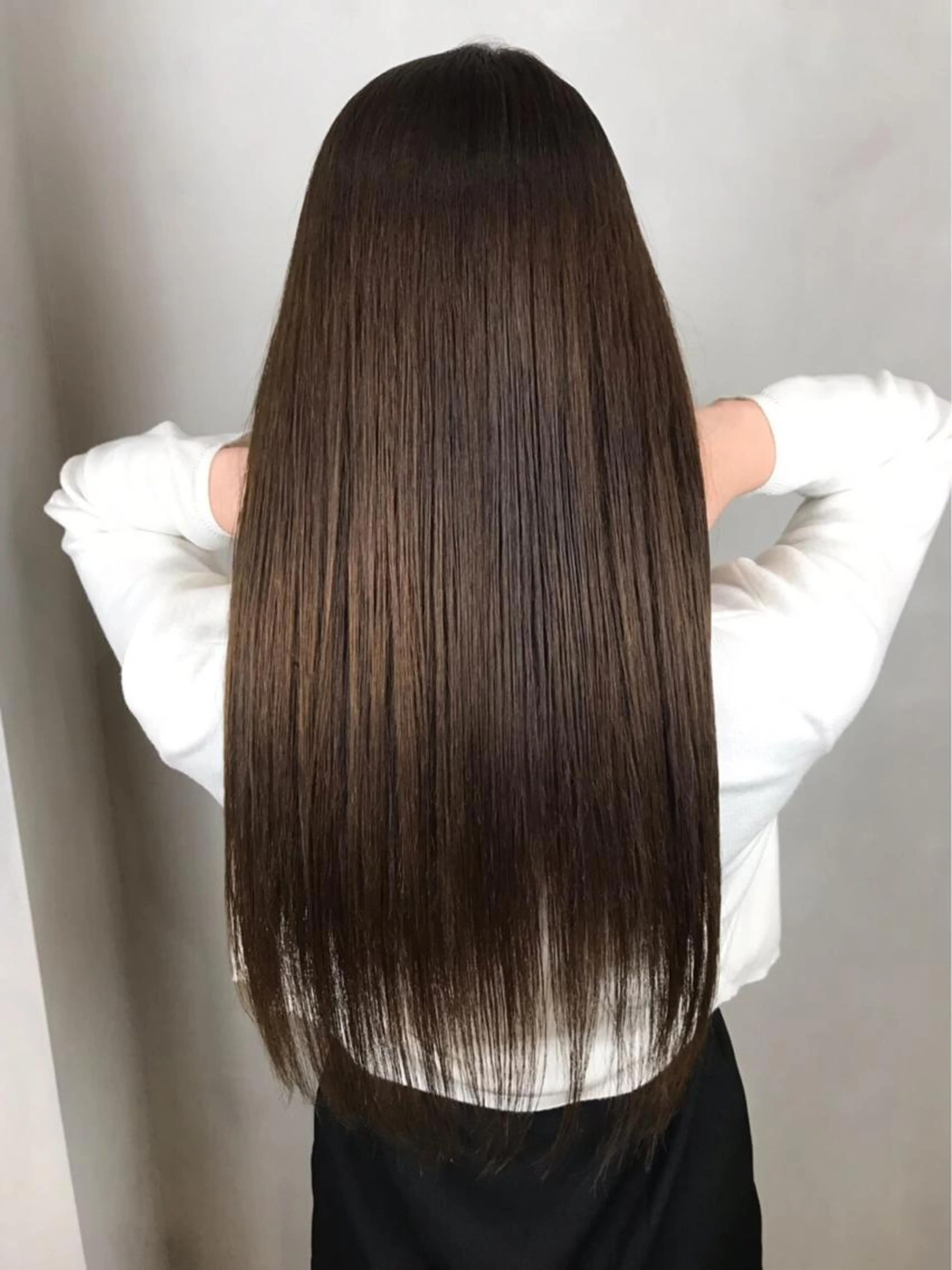 【髪質改善！補修率140%！】最高級トキオリミッテッドTr+モイスト縮毛矯正 +カット￥14000の写真