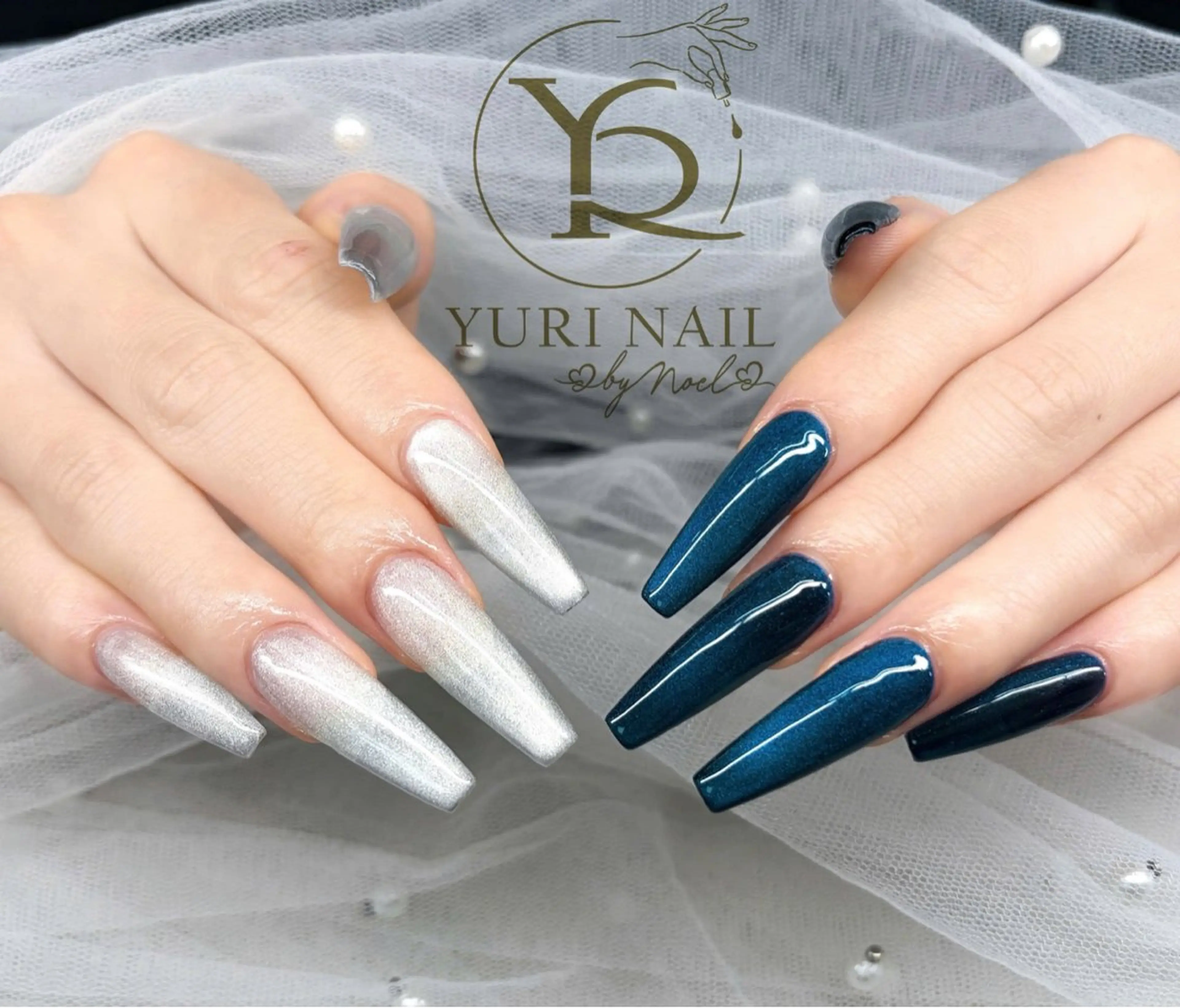 ネイル チークネイル フットネイル グラデーション 韓国ネイル 持ち込み ハンドネイル フットネイル ハンドケア YURI Nail Narita所属・YURI Nail NARITAのネイルデザイン