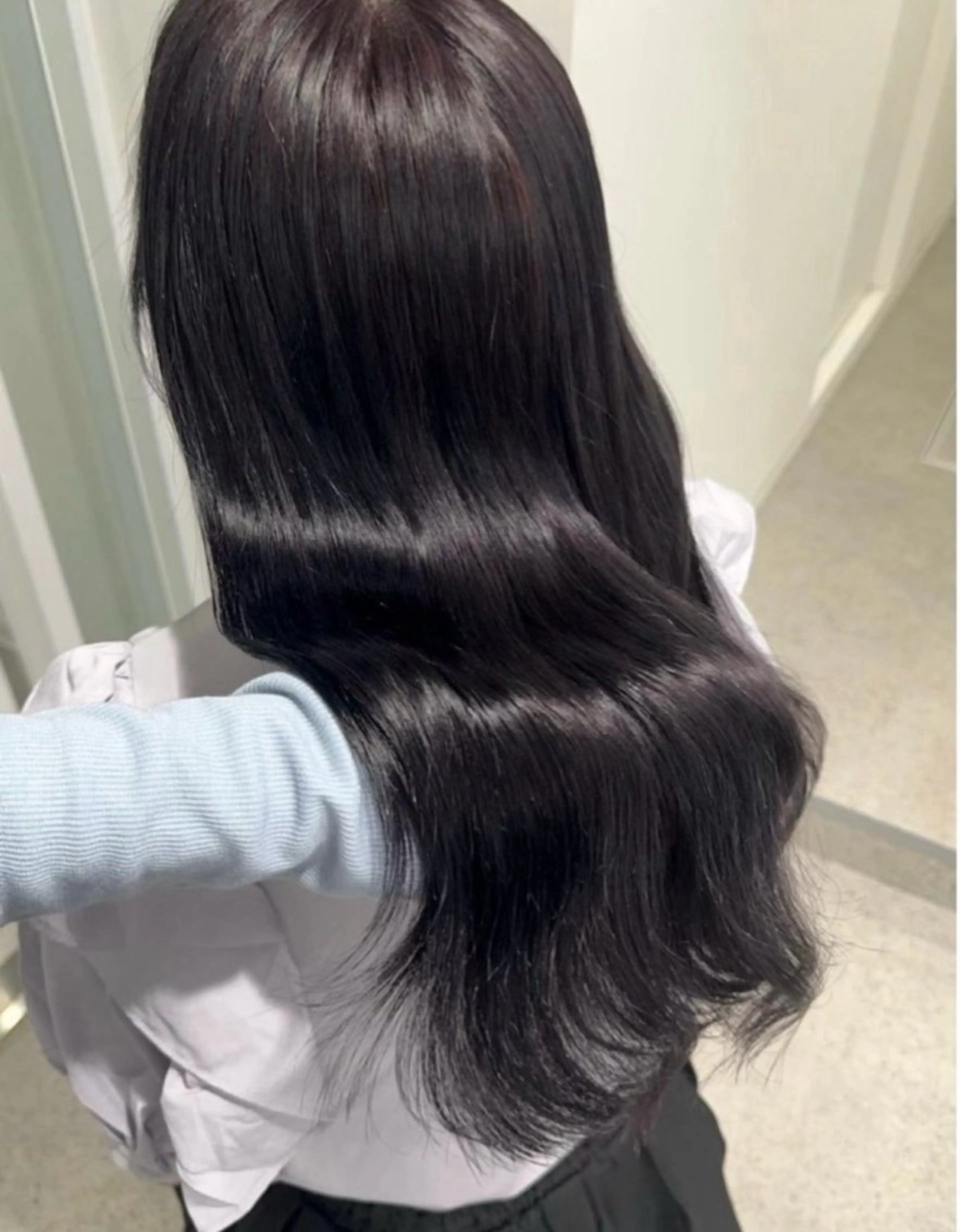 ロング ヘアカラー miku/ラベンダー 透明感カラー🪻❤︎のヘアスタイル