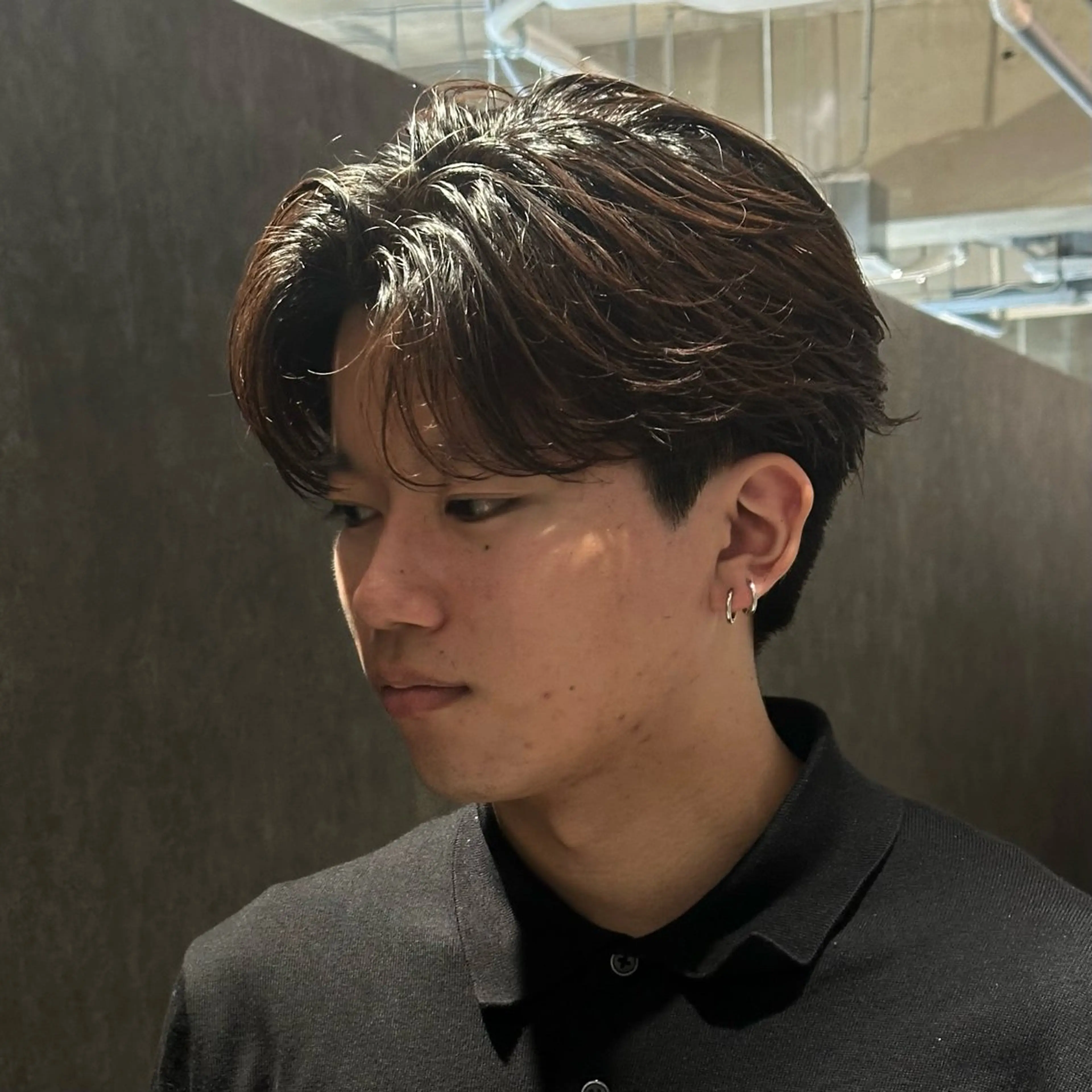 【トレンド感◎】メンズ骨格補正カット➕フェザーパーマ➕2stepトリートメント(金山/メンズ/フェード/フェザーパーマ)の写真