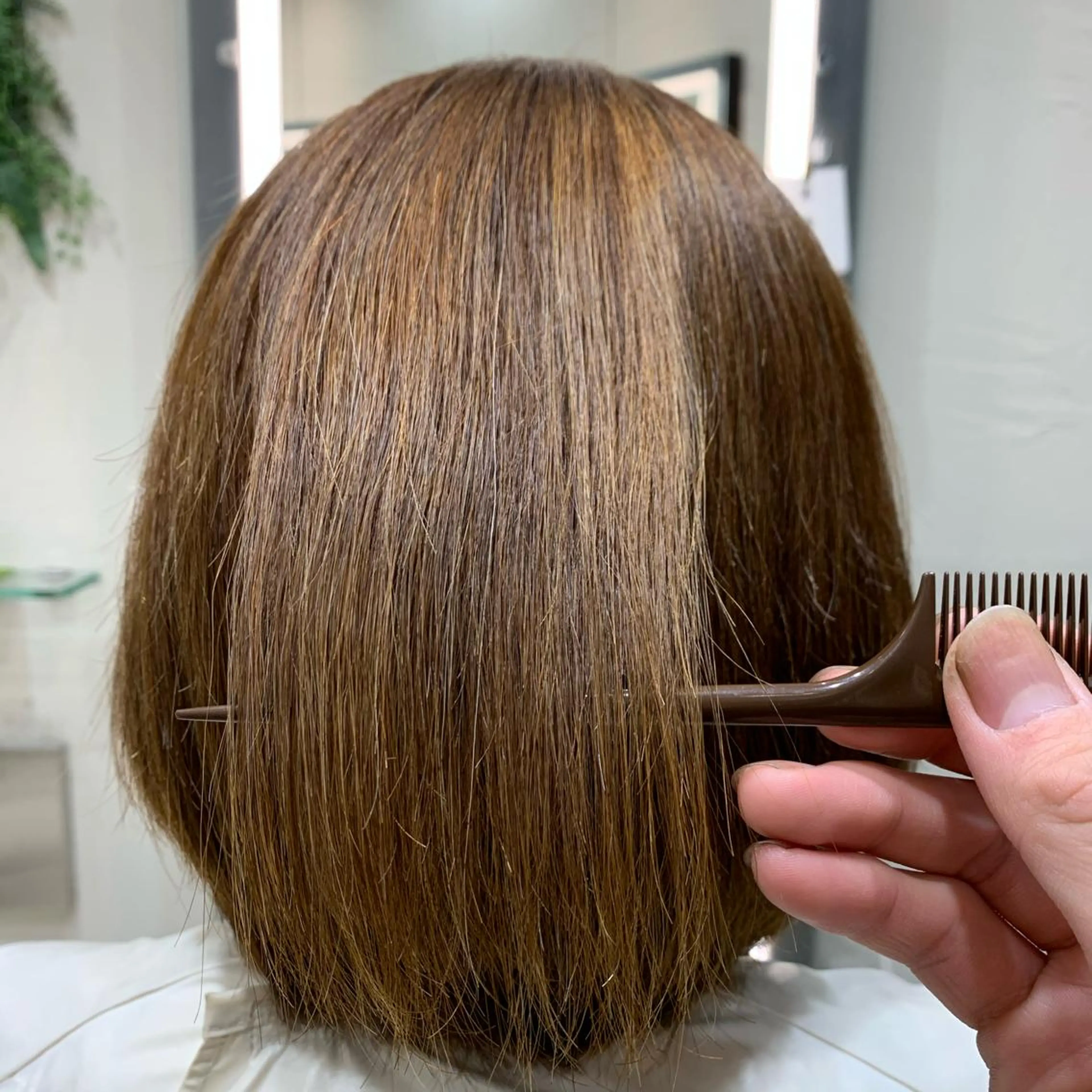 ミディアム 髪質改善 カット 縮毛矯正 トリートメント 🫧髪質改善・美髪 艶髪🫧ニタ シンゴのヘアスタイル