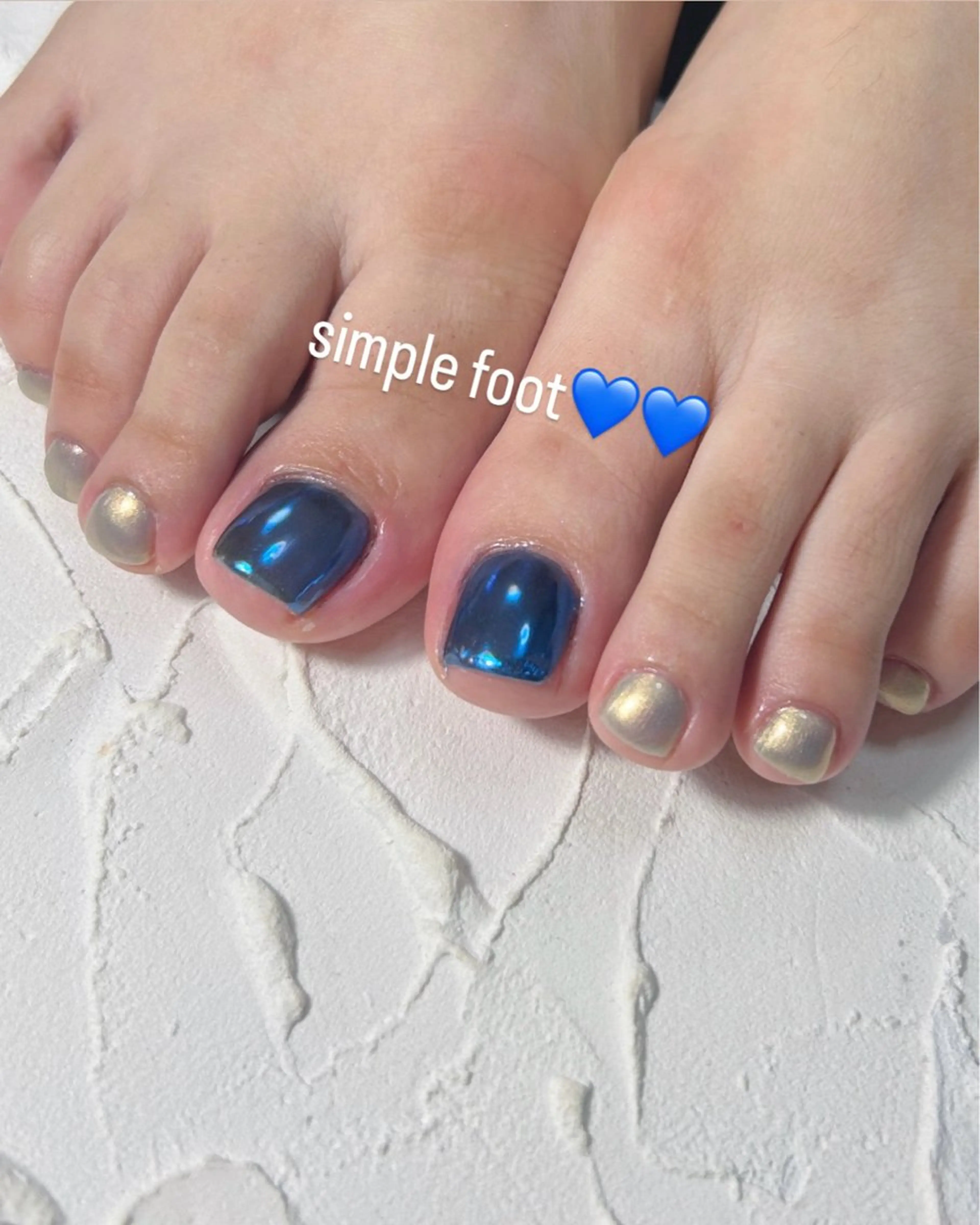 ネイル フットネイル シンプルネイル フットネイル Lofinails ちひろのネイルデザイン