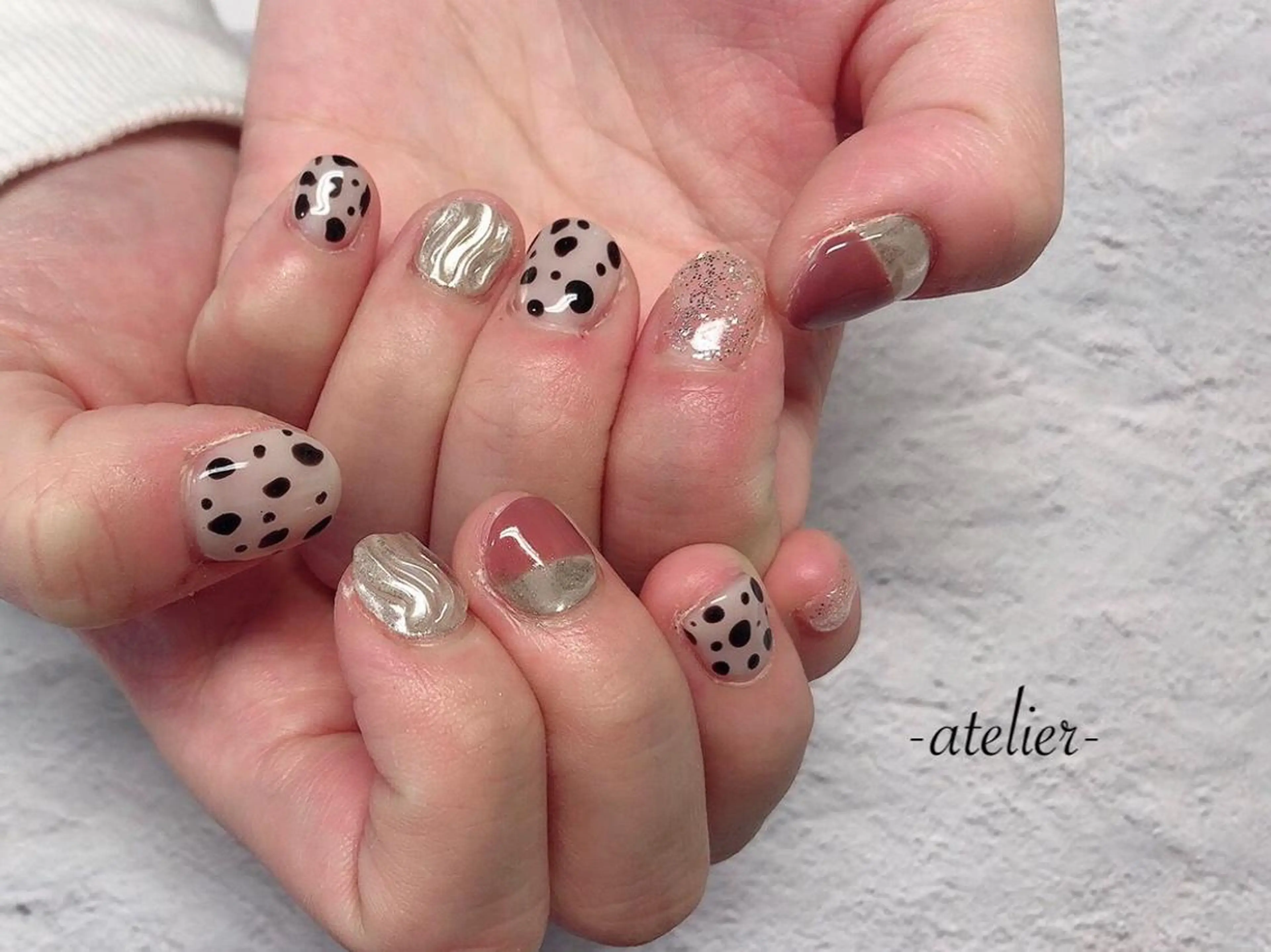 ネイル アートネイル atelier -02tsuboのネイルデザイン