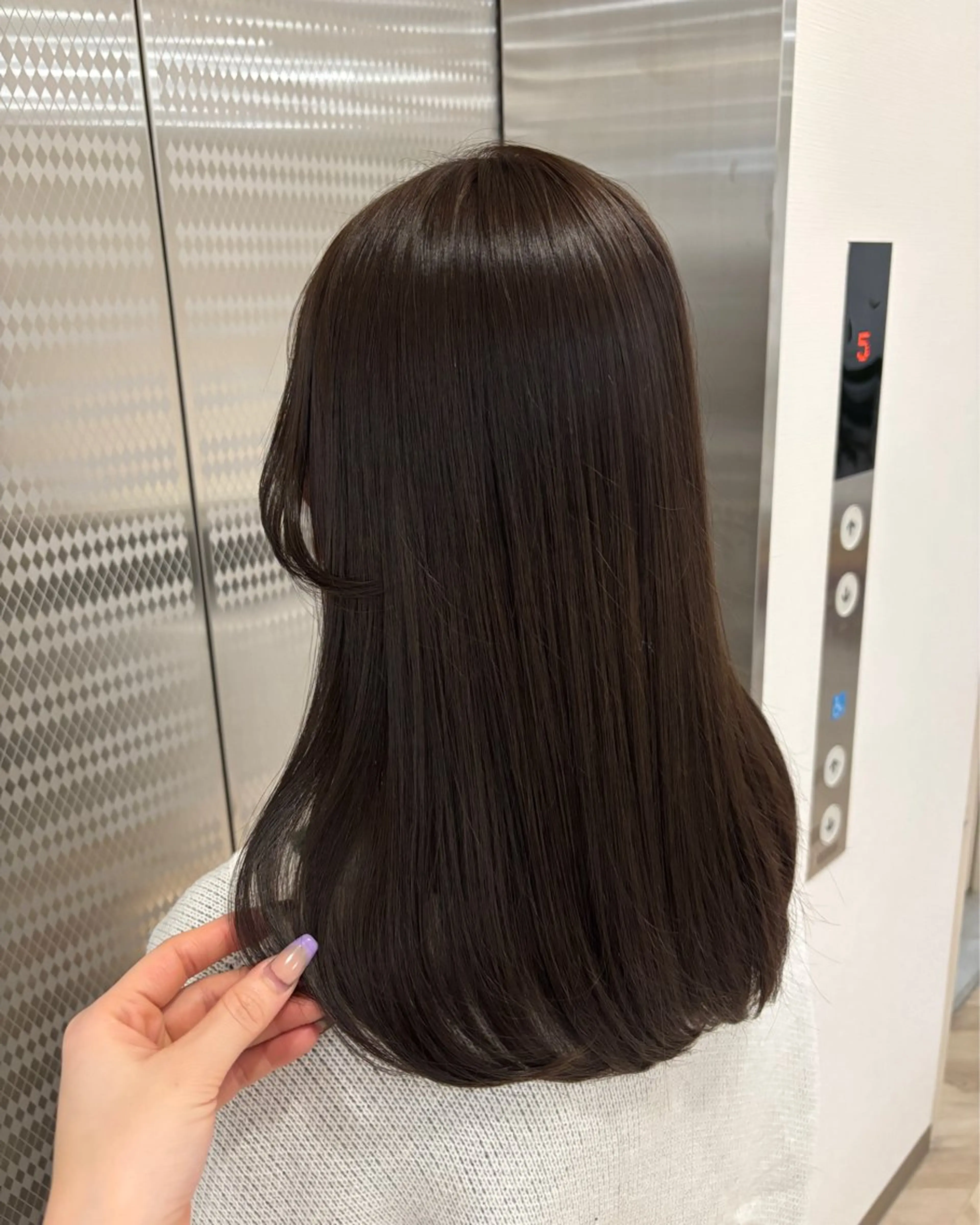 ミディアム カラー 透明感カラー カット ヘアカラー CHAINON×FeM#所属・名駅/sHiHo/透 明感カラー✨🎀/のヘアスタイル