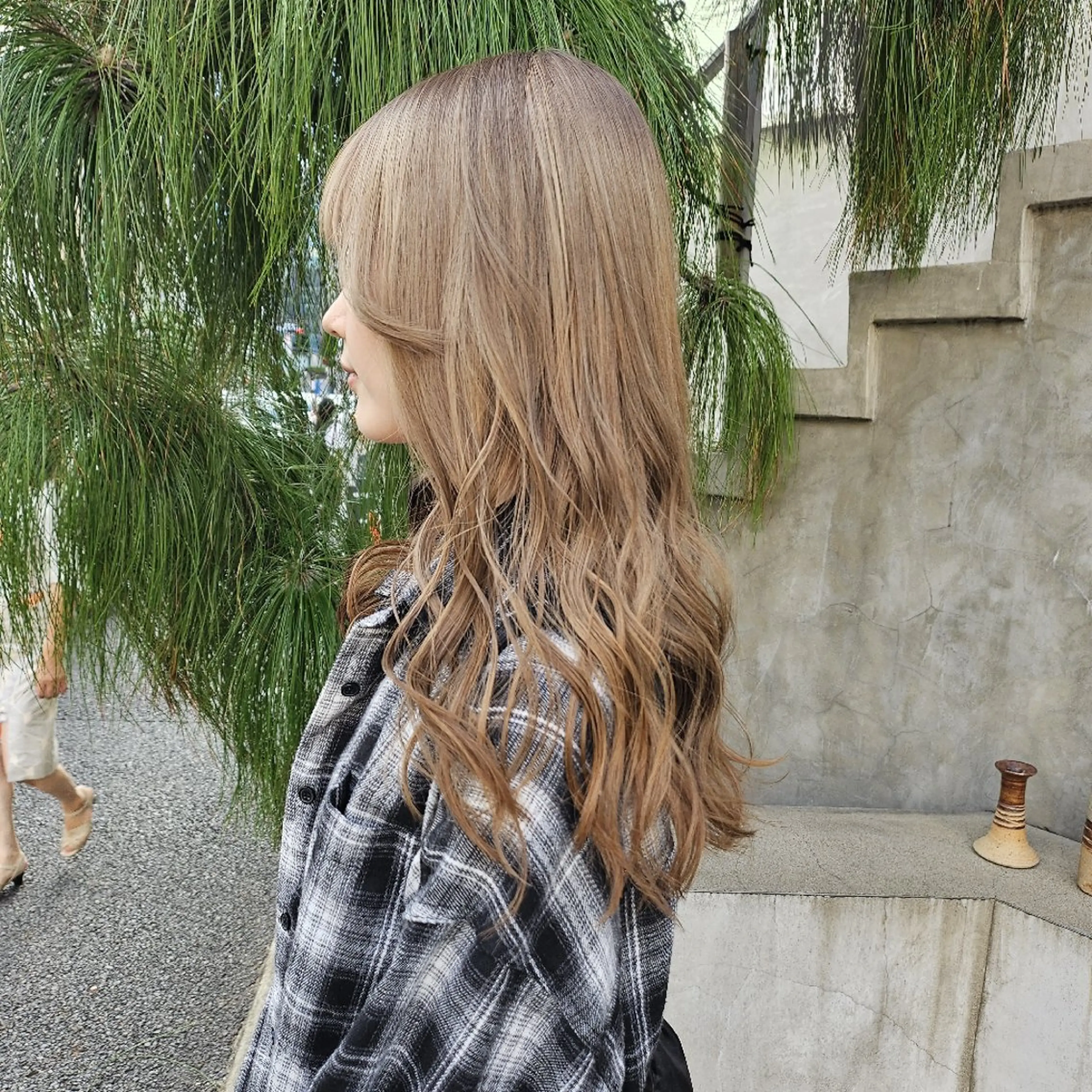 カラー ロング ヘアカラー トリートメント かりん/LeeLee /原宿/ハイトーンのヘアスタイル