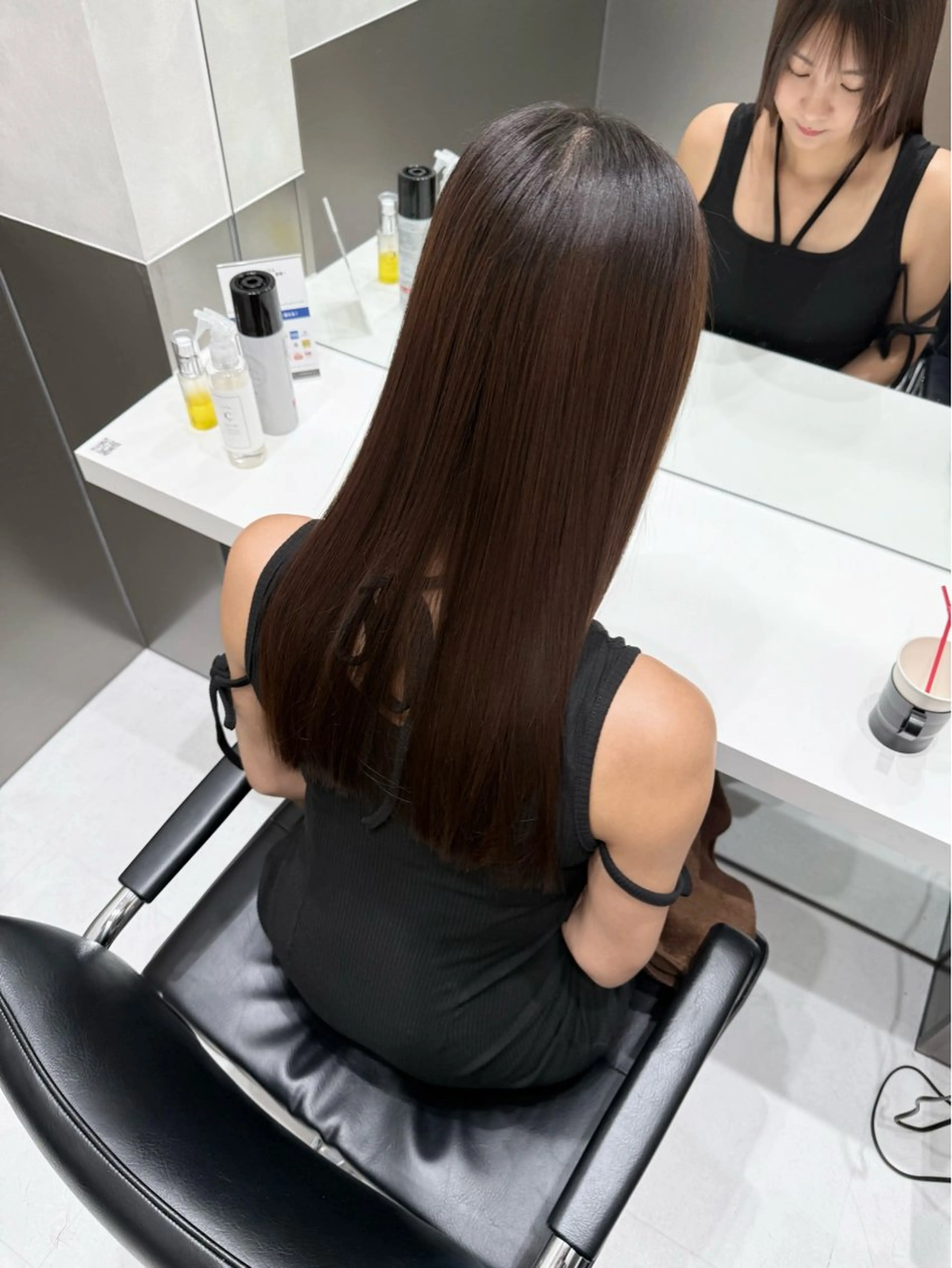 ロング トリートメント 髪質改善/縮毛矯正 あお🫧のヘアスタイル