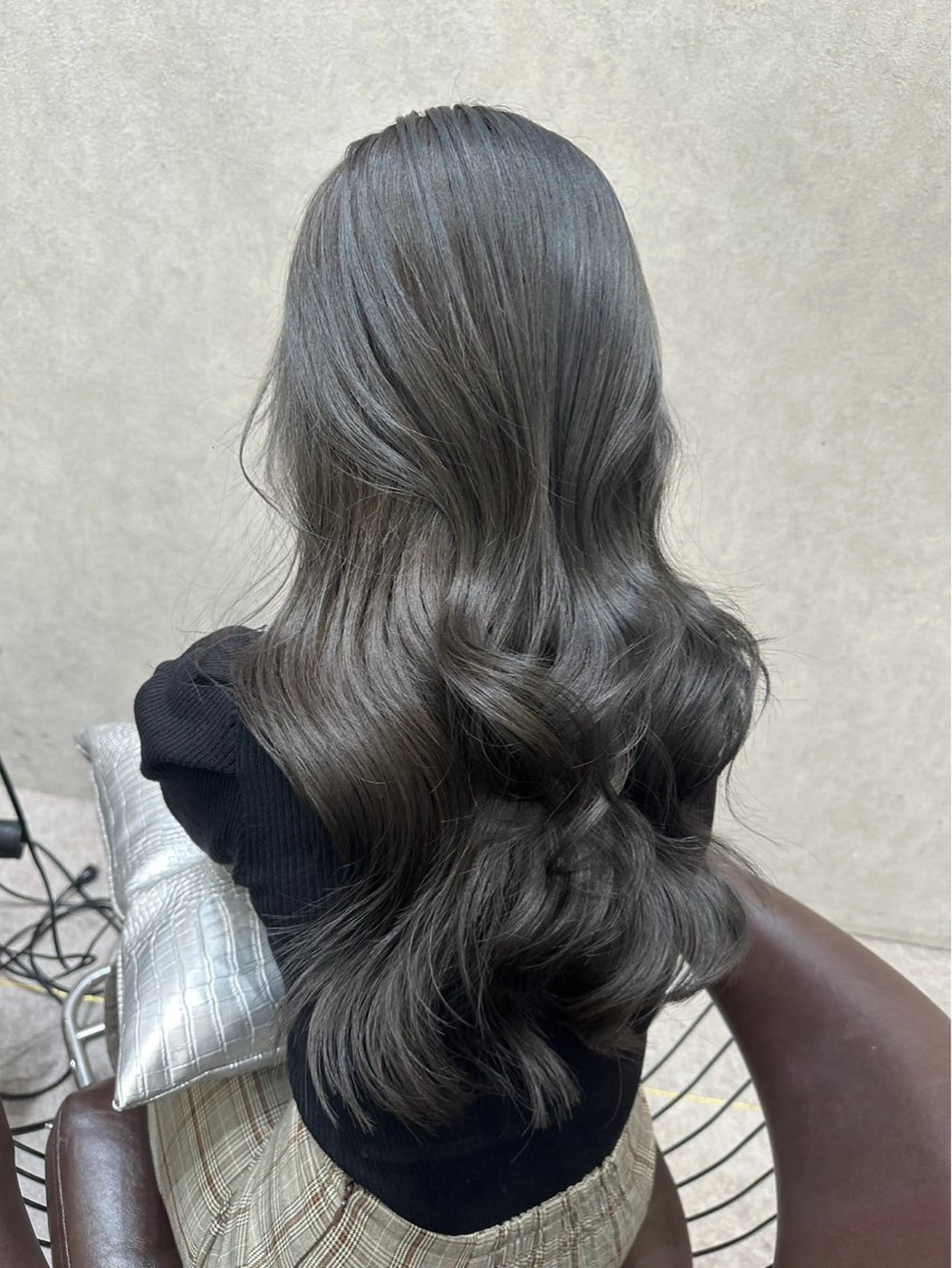 ミディアム カラー レイヤーカット カット ヘアカラー トリートメント Hiroki 韓国ヘア🇰🇷のヘアスタイル