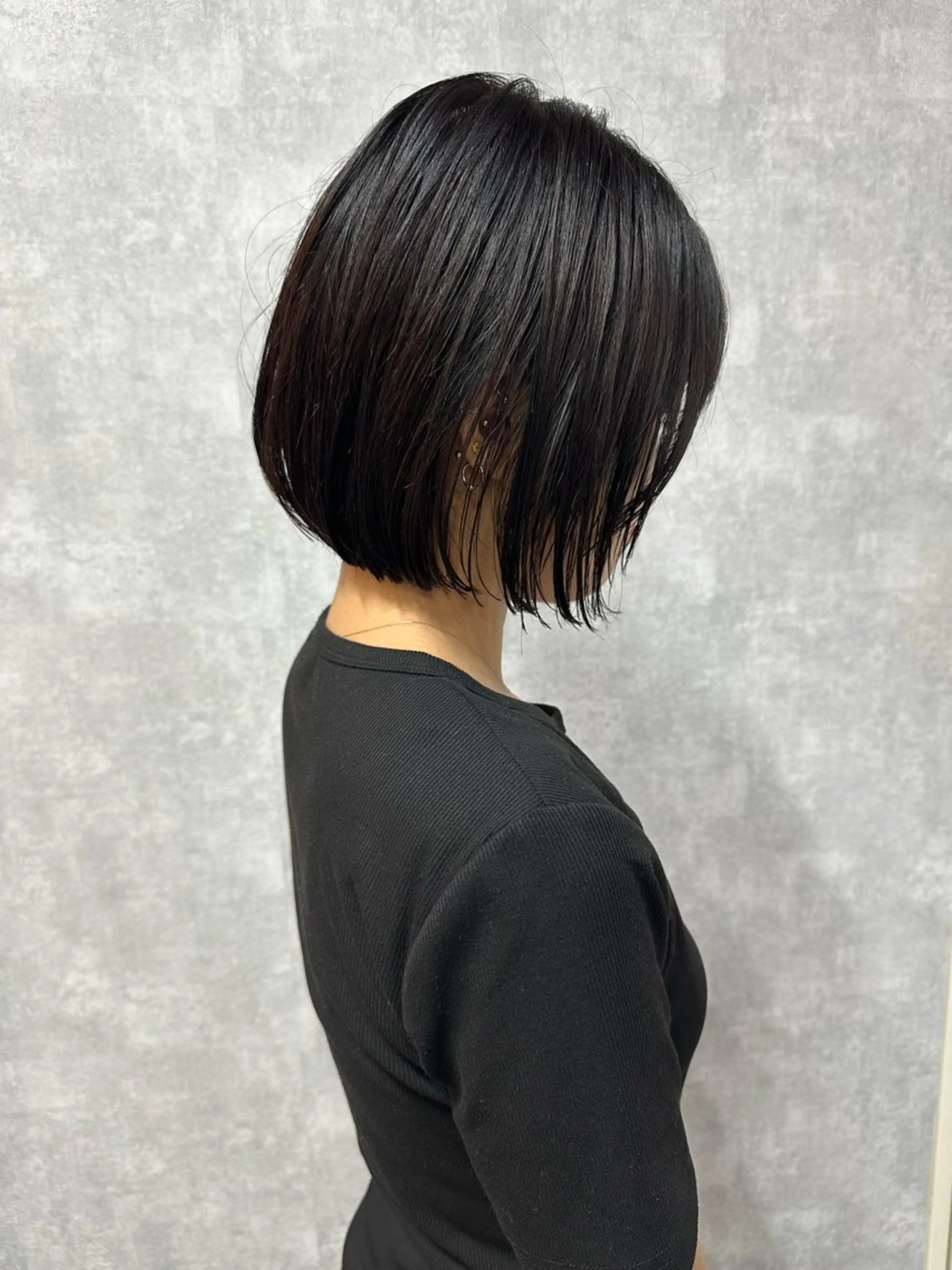 ショート 切りっぱなしボブ ショートボブ ハンサムショート 丸みショート ボブ カット ヘアカラー トリートメント C’LD hair  produce /シールドヘア所属・モテ髪/ボブ/ショー ト/アダチフウトのヘアスタイル