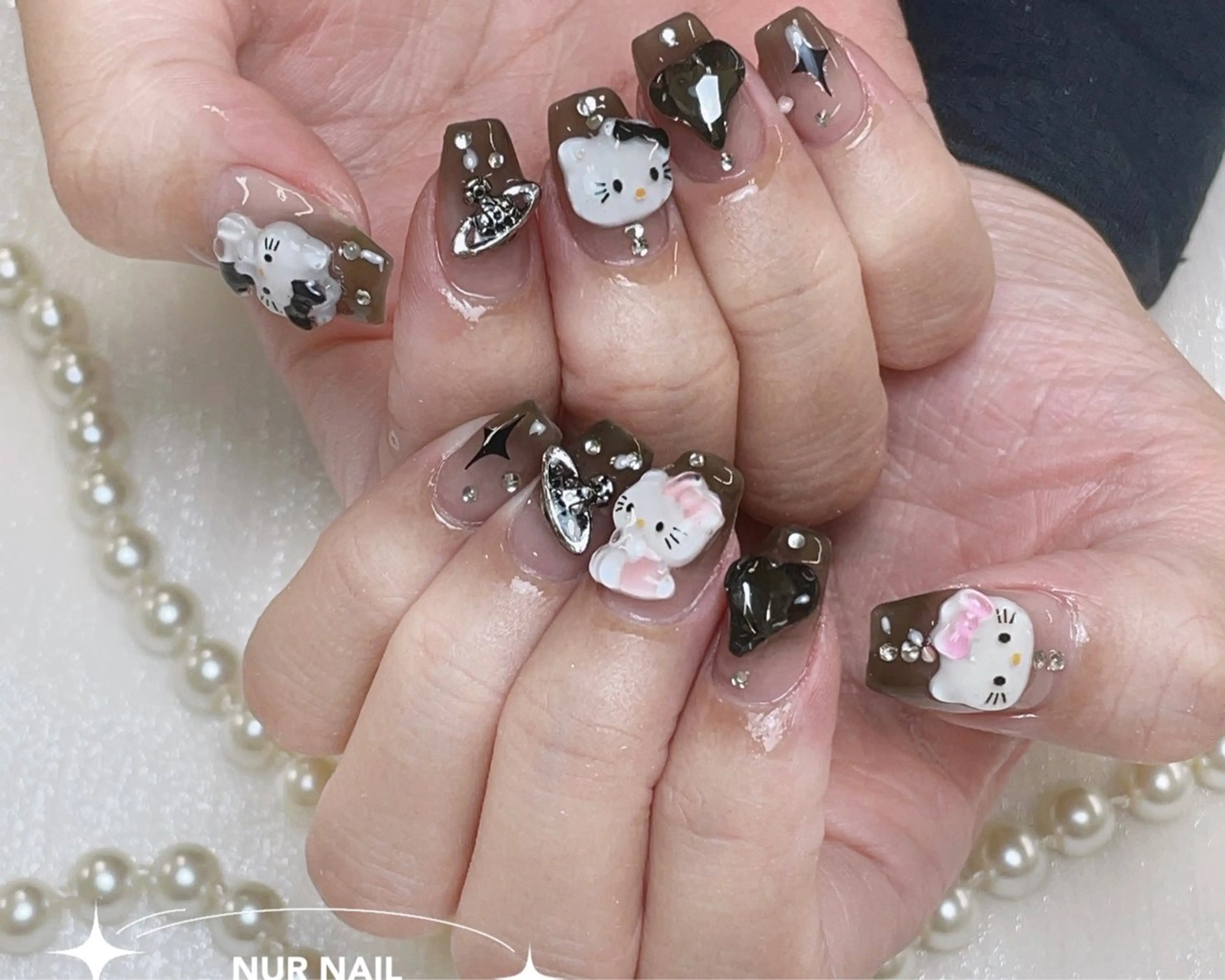 ネイル ハンドネイル 🤎HARU 🧸のネイルデザイン