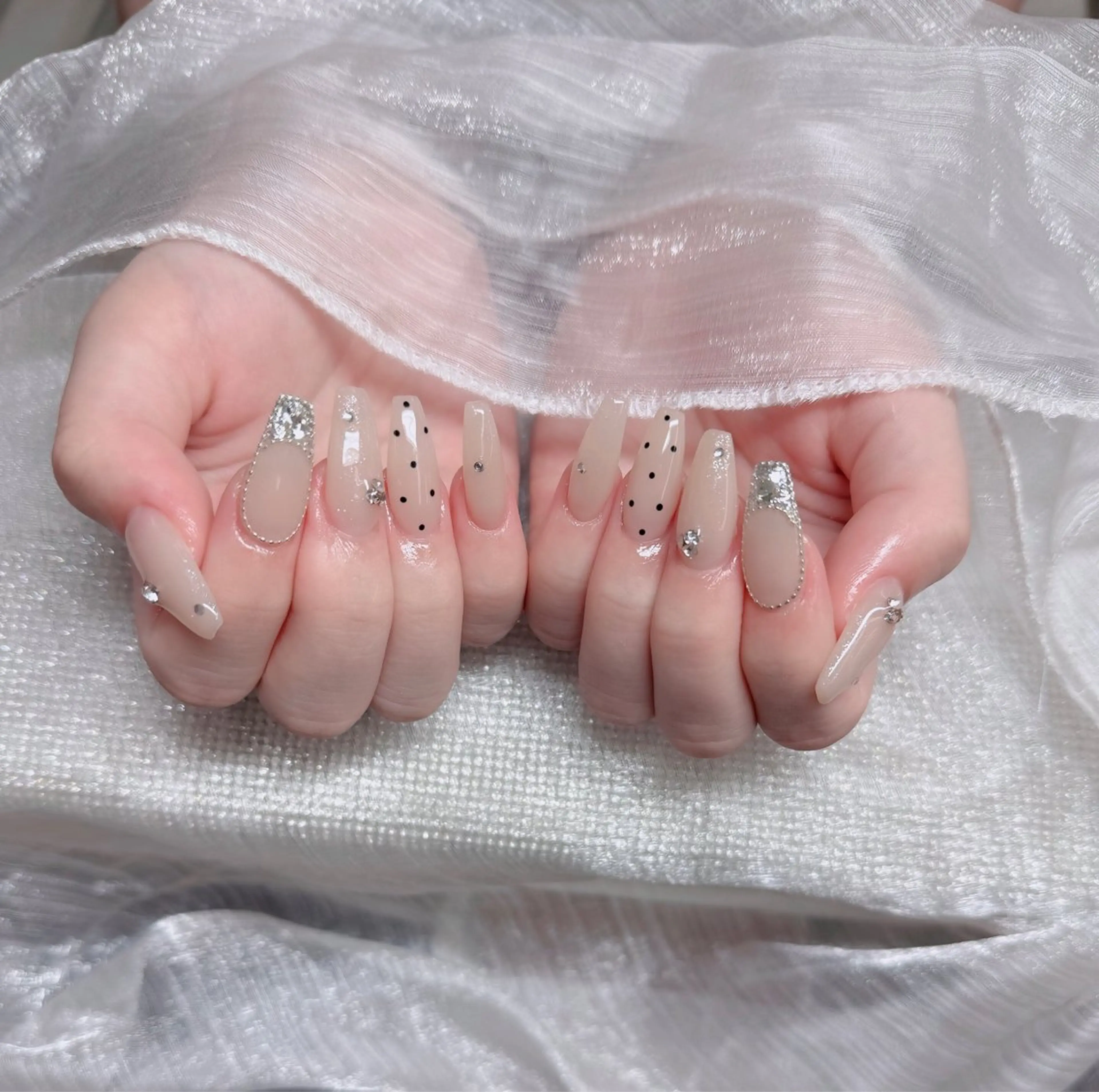 ネイル アートネイル 成人式 ジェルネイル ニュアンスネイル 夏ネイル ハンドネイル H.baby Nai Salon所属・neco H.babynailのネイルデザイン