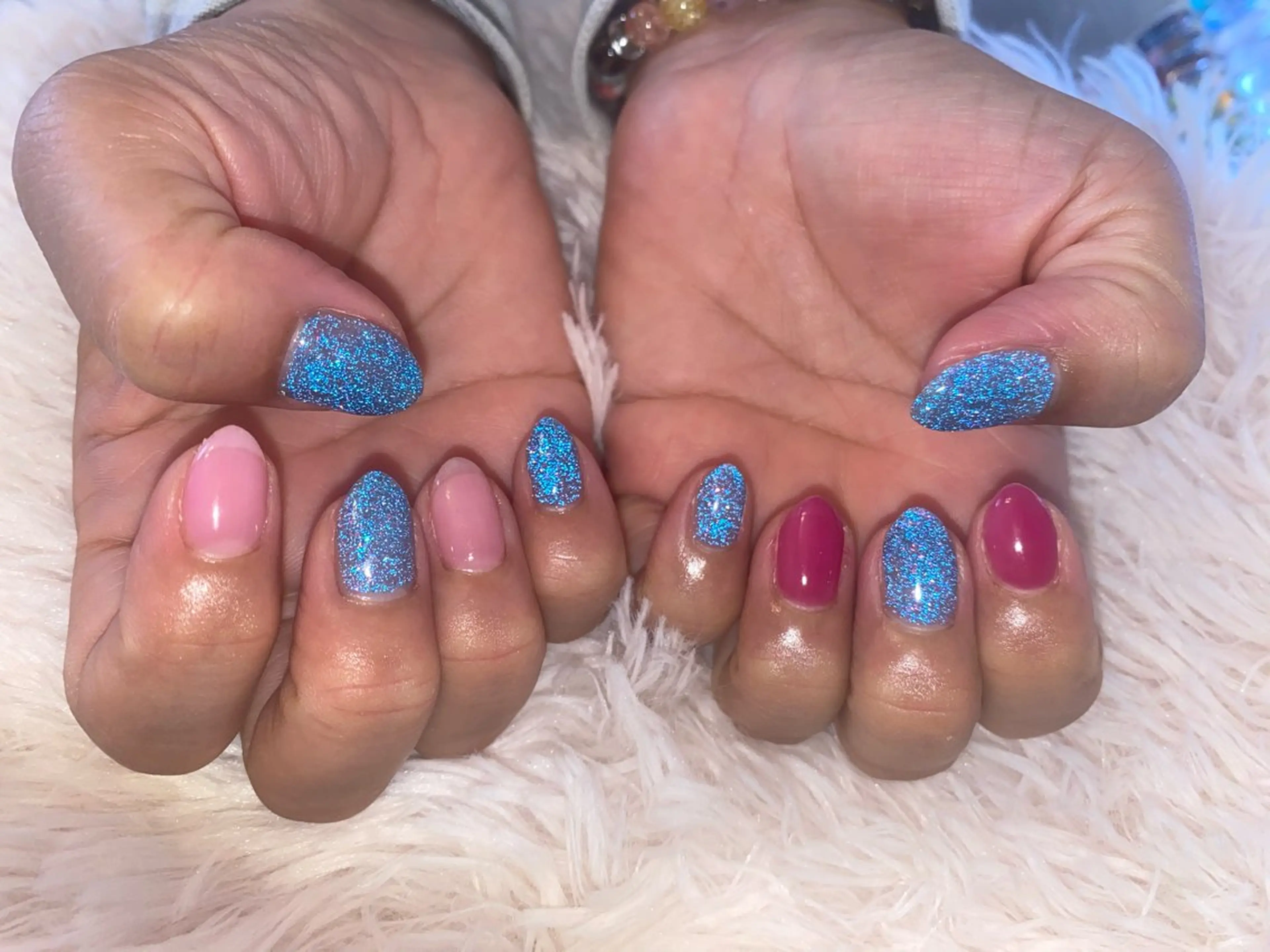ネイル ジェルネイル ピンク UVネイル ハンドネイル Chandra nail&tarotのネイルデザイン