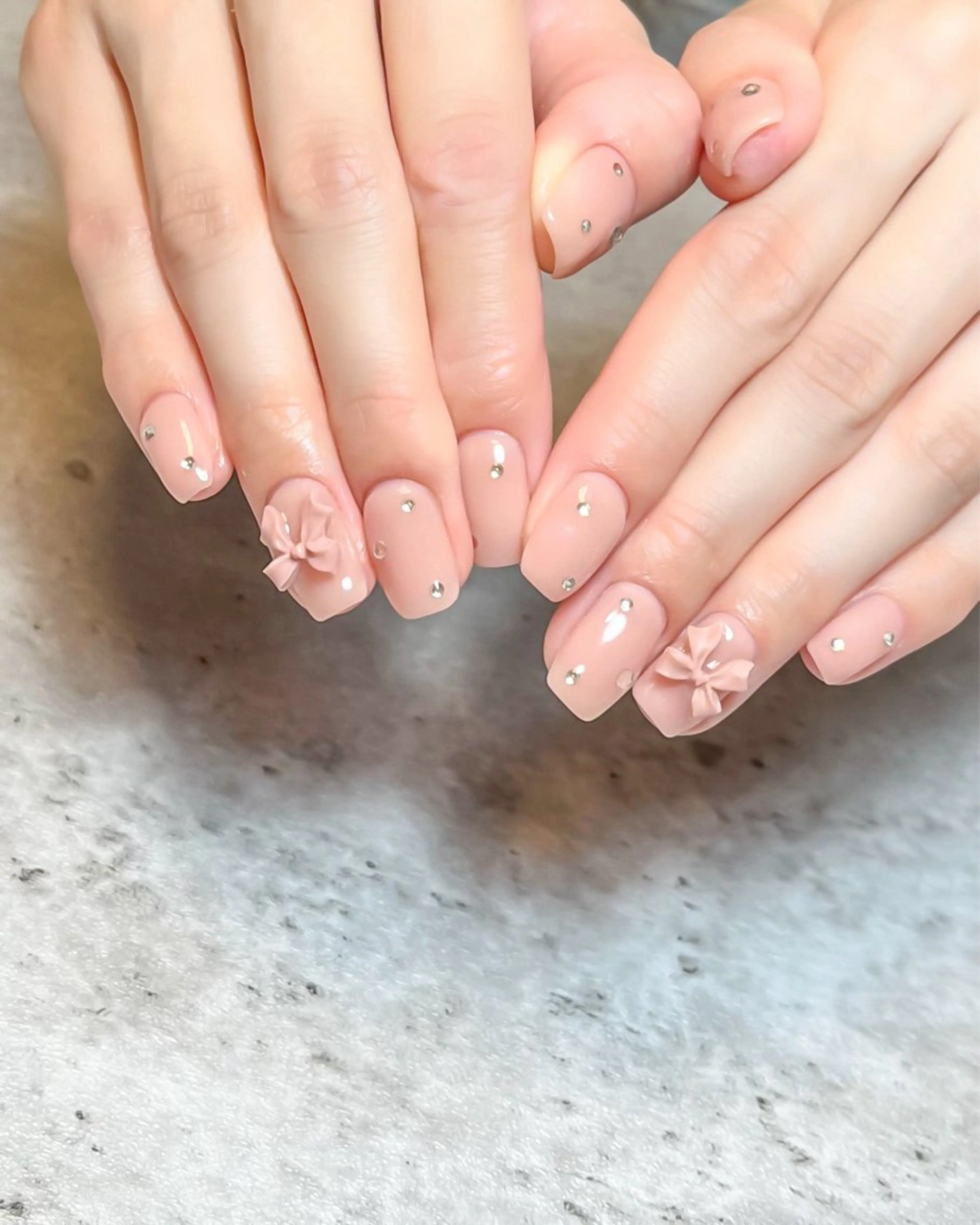 ネイル ストーンネイル ハンドネイル private acottoのネイルデザイン