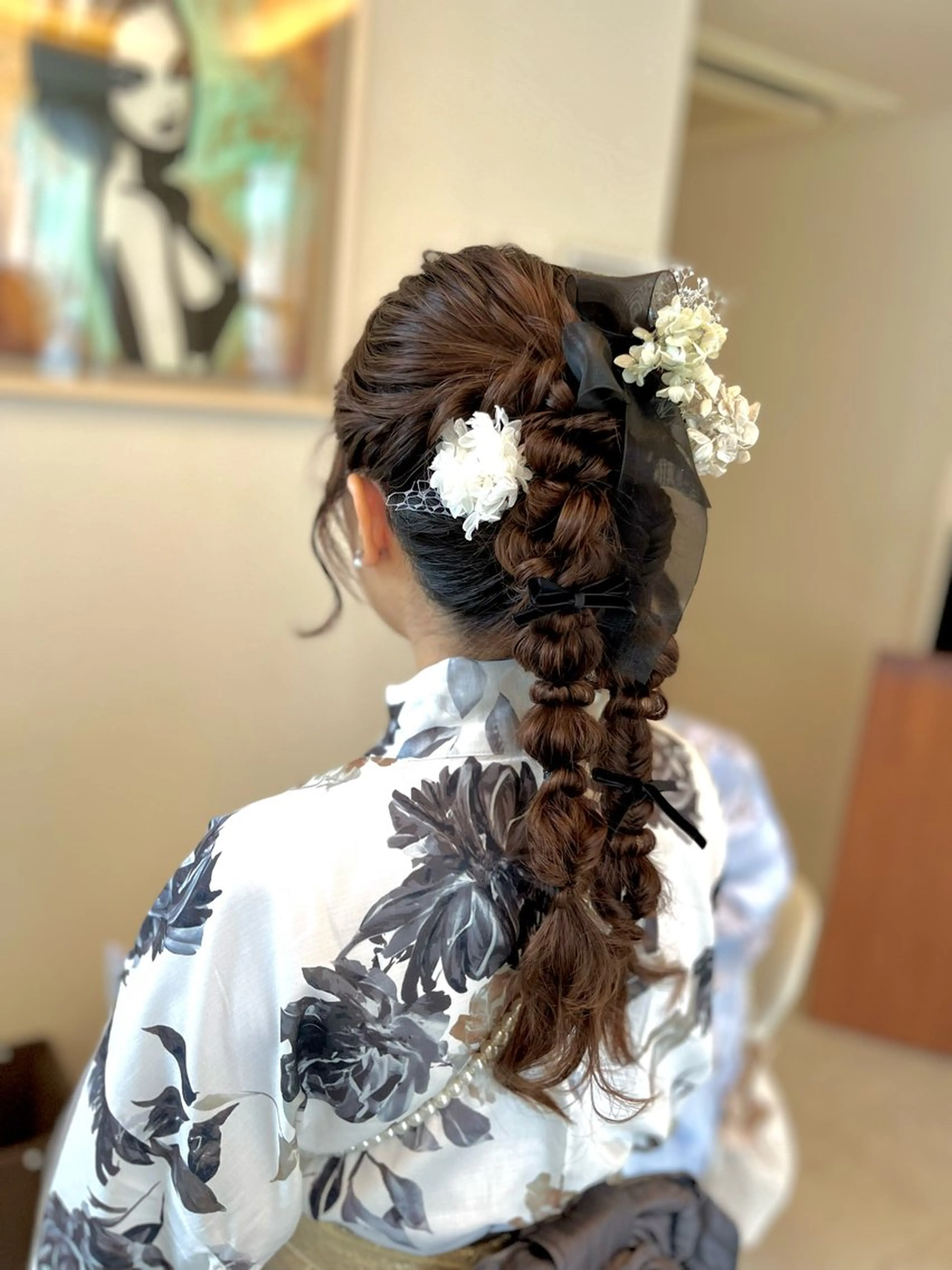 ヘアアレンジ ヘアセット 似合わせヘアメイク 💐オダギリチアキのヘアスタイル