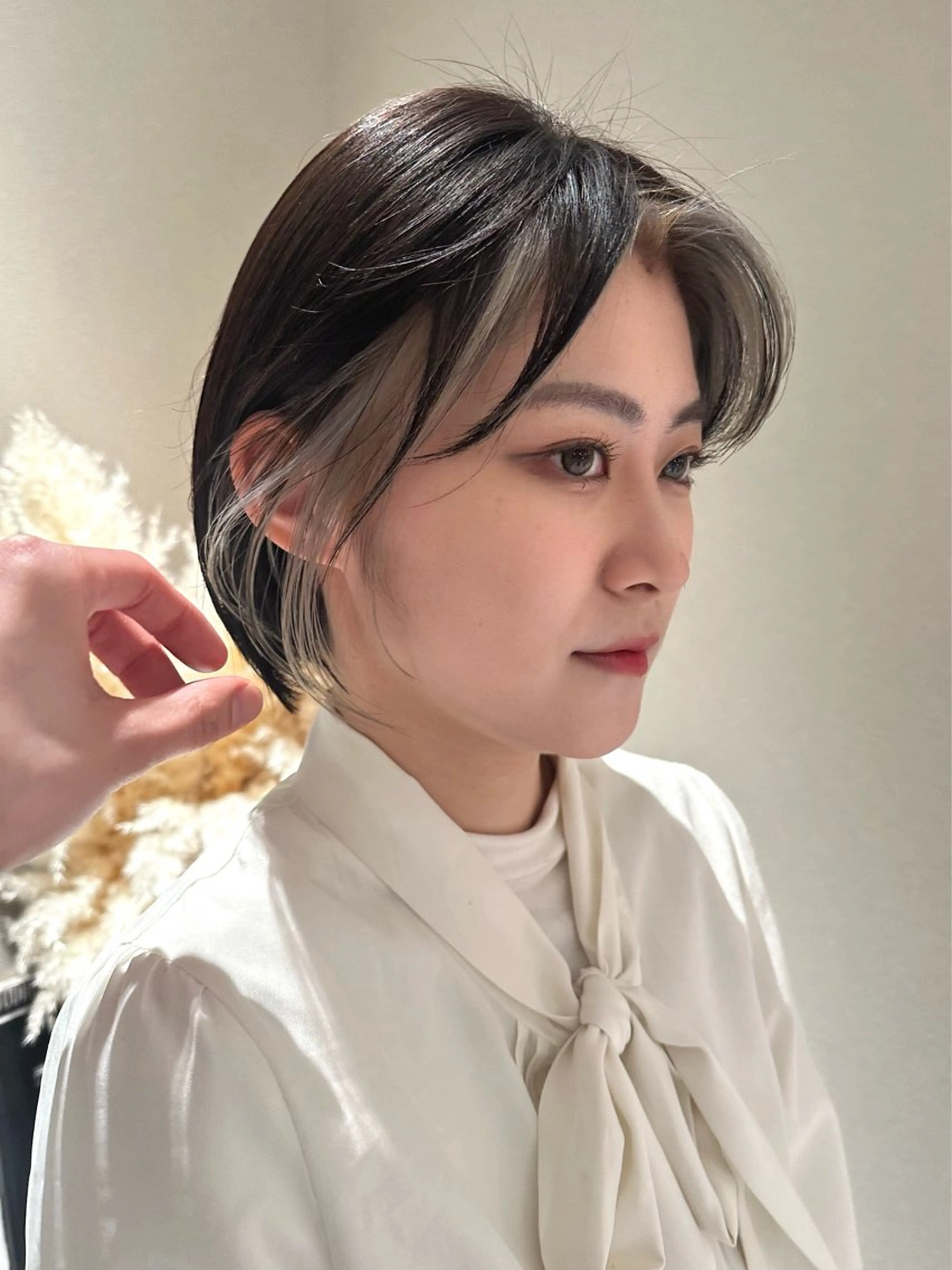 ショート カラー デザインカラー ✂︎ショート/パーマ /銀座/✂︎西岡のヘアスタイル