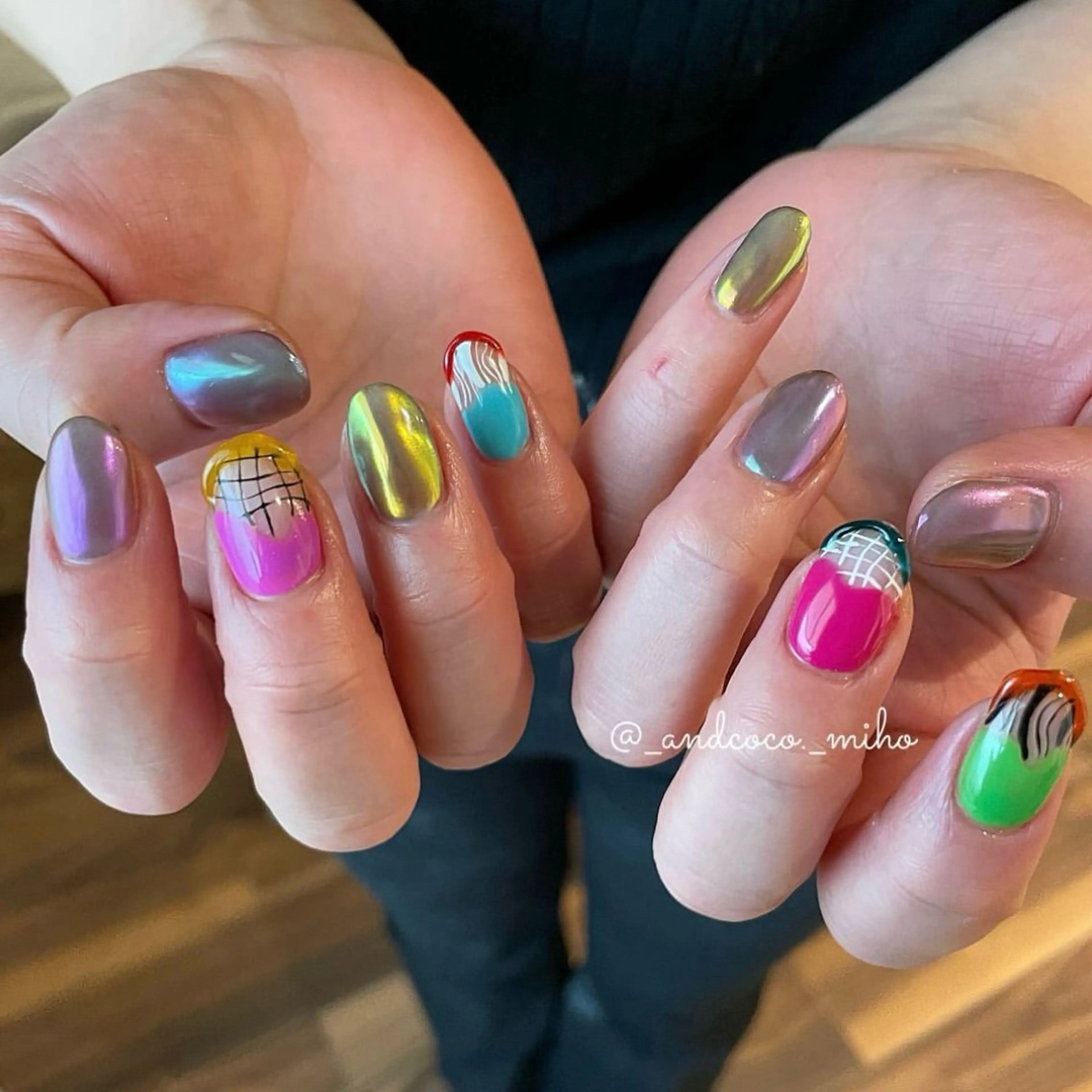 ネイル I'm Me.所属・Nailist〻 mihoのネイルデザイン