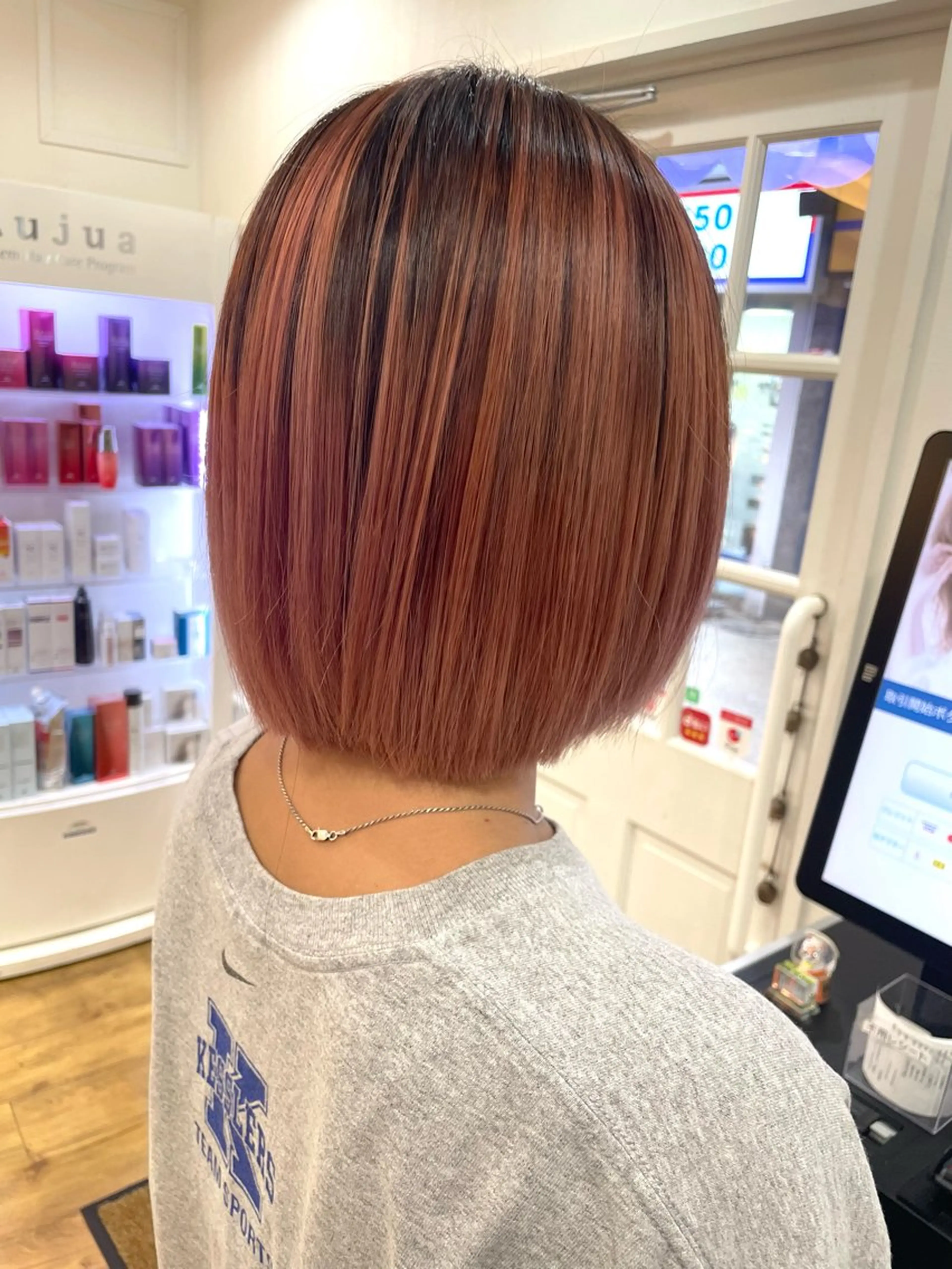 ショート カラー 美容学生必見❣️お得 クーポン有り💓池辺のヘアスタイル