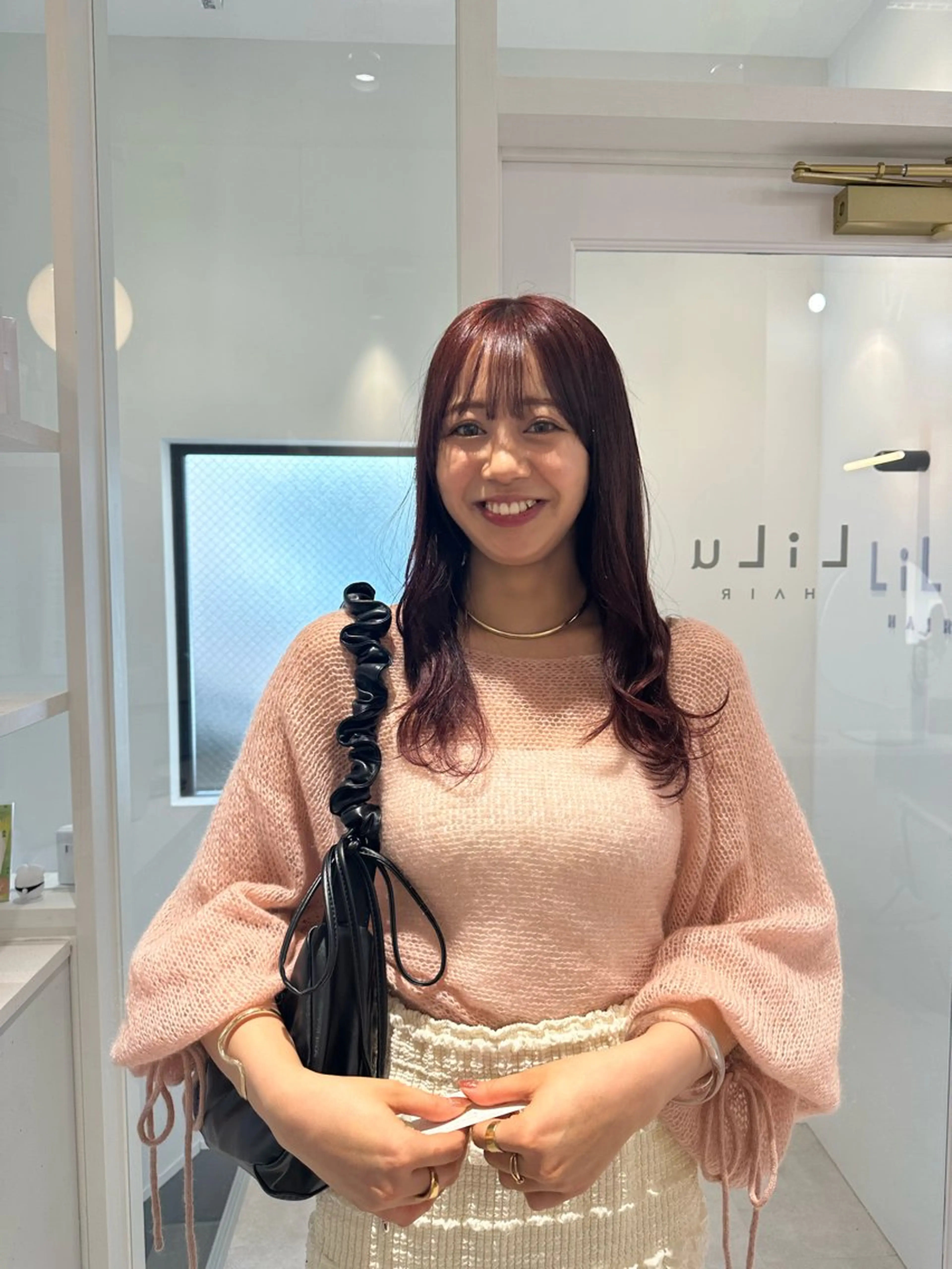 セミロング カラー パーマ お洒落パーマ/ 艶カラー/michiのヘアスタイル