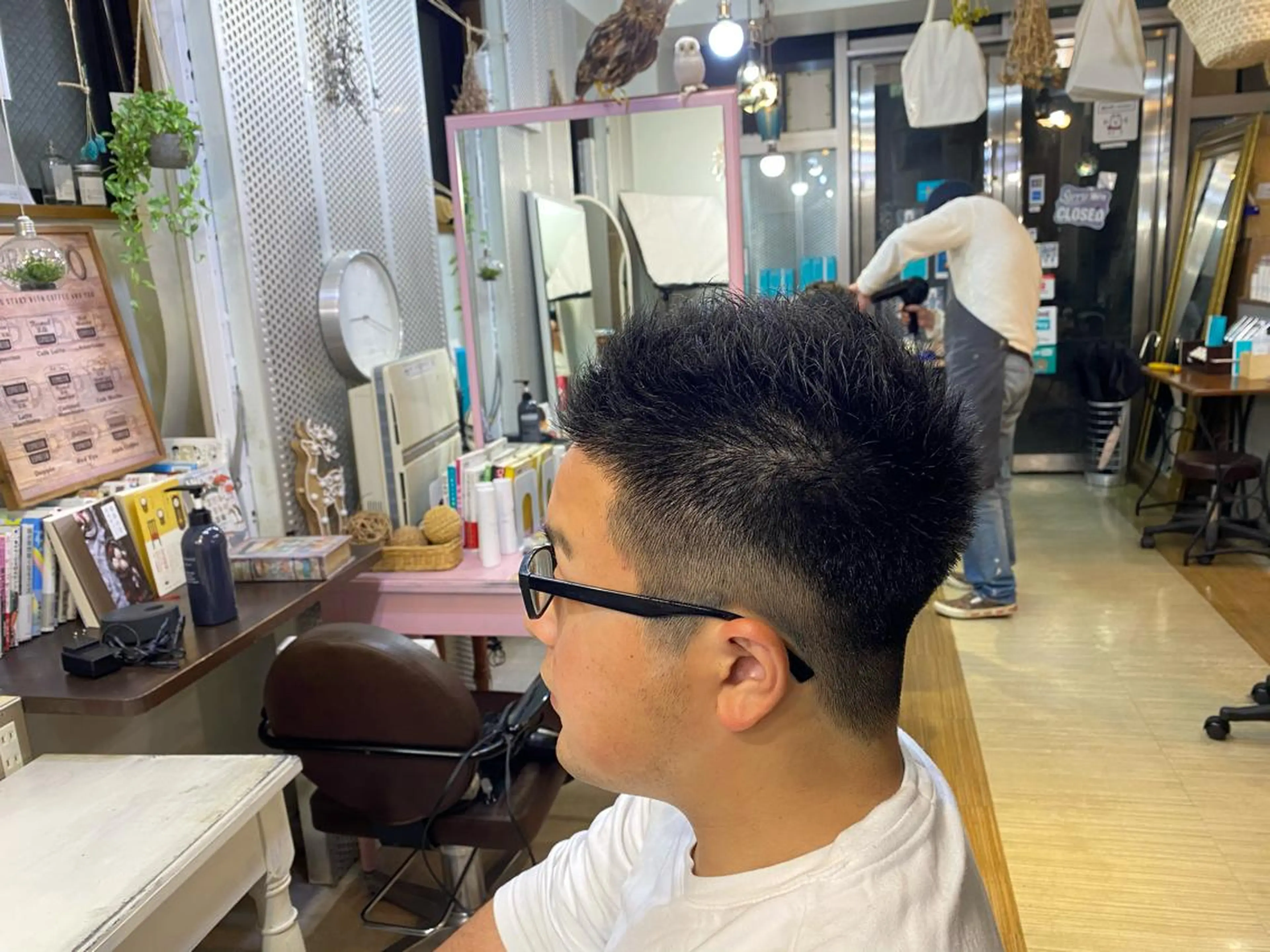 ショート メンズ ビジネス モヒカン ソフトモヒカン 刈り上げ sora所属・廣瀬 瞳のヘアスタイル