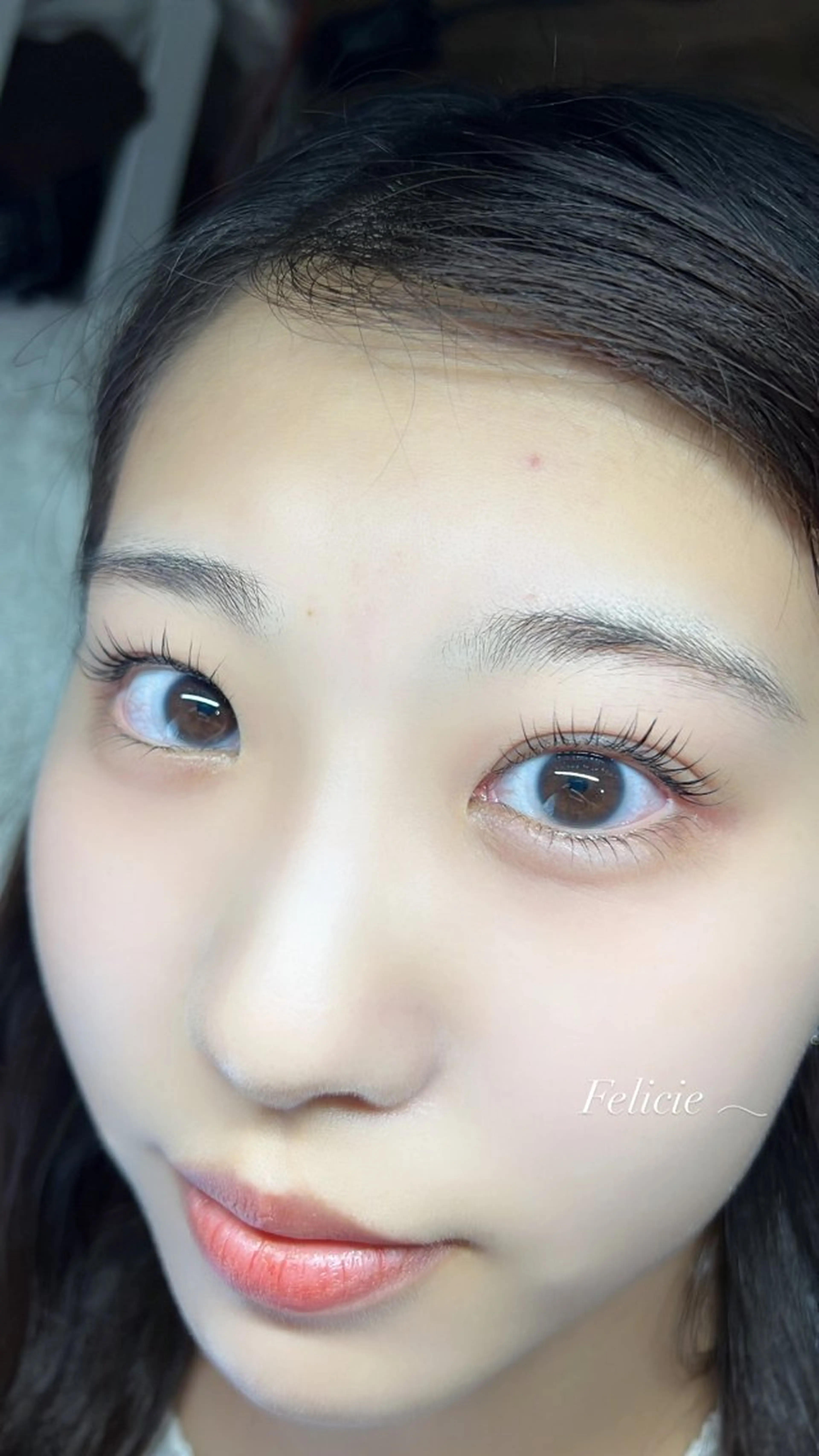 マツエク・マツパ パリジェンヌラッシュリフト マツパ Felicie＊ Sayakaのマツエク・マツパデザイン