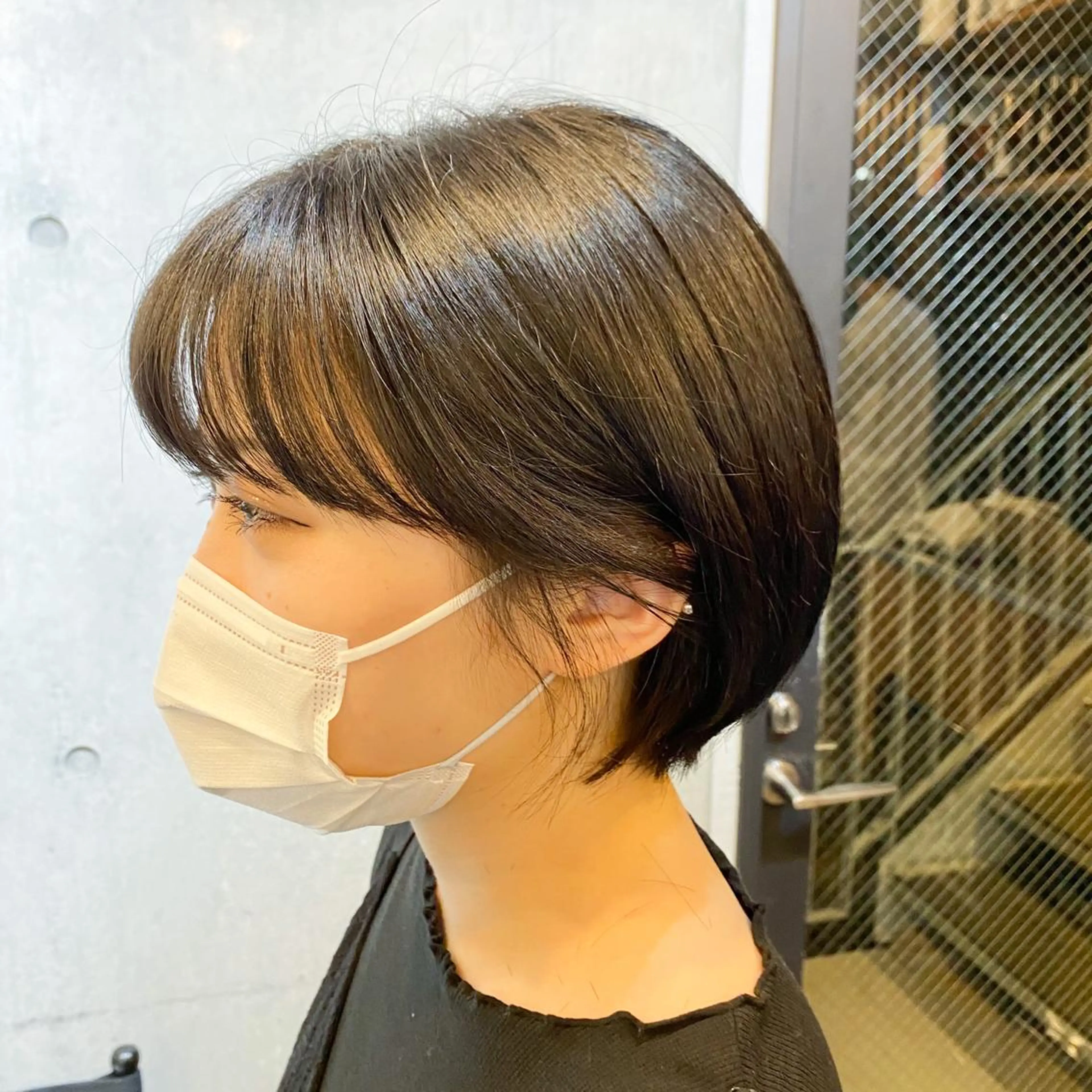 ショート カット トリートメント ヘッドスパ 艶髪ブリーチ 永井竜也のヘアスタイル