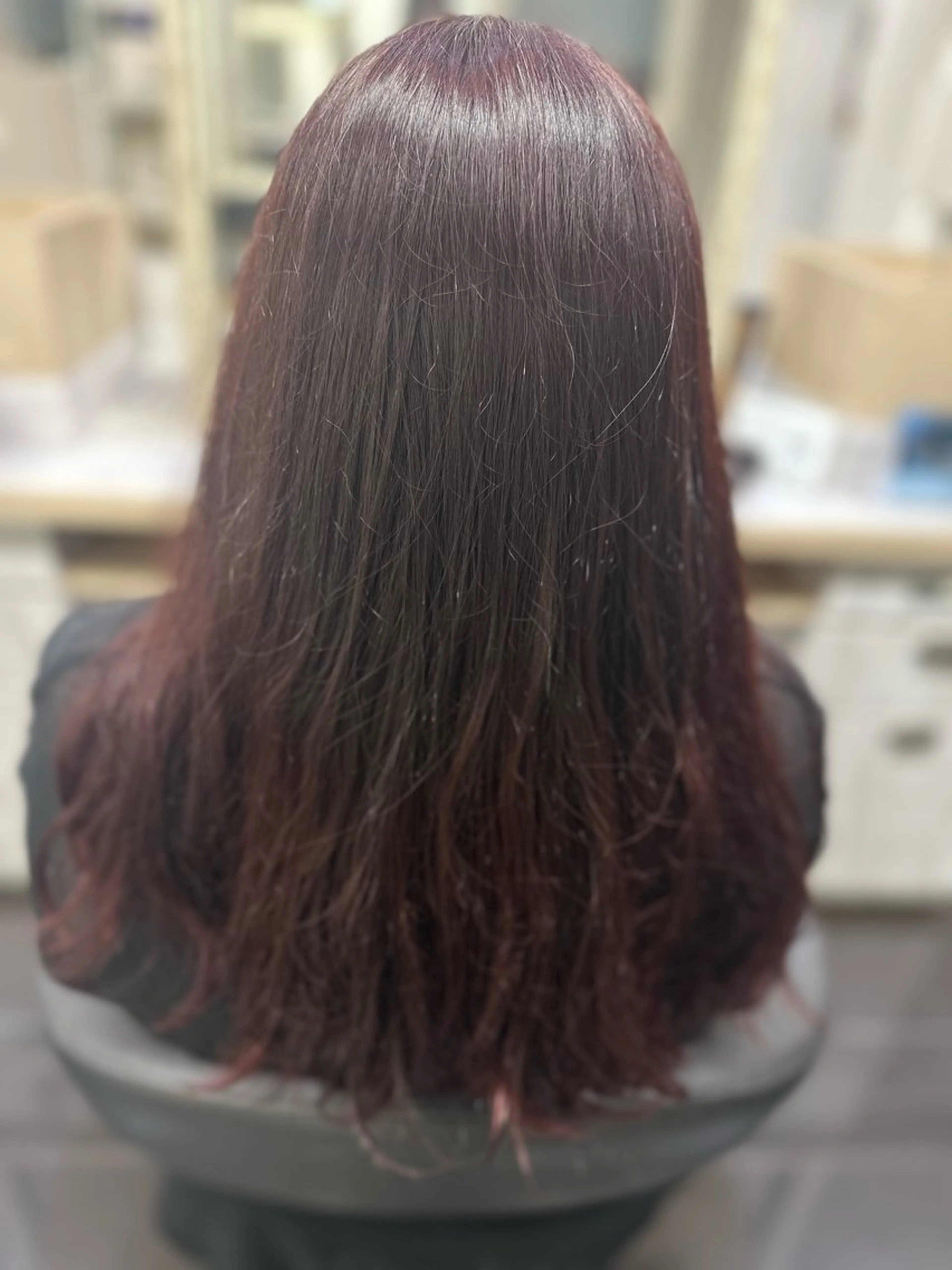 カラー ボルドーカラー ハイトーンカラー EARTH八幡西店 misatoのヘアスタイル