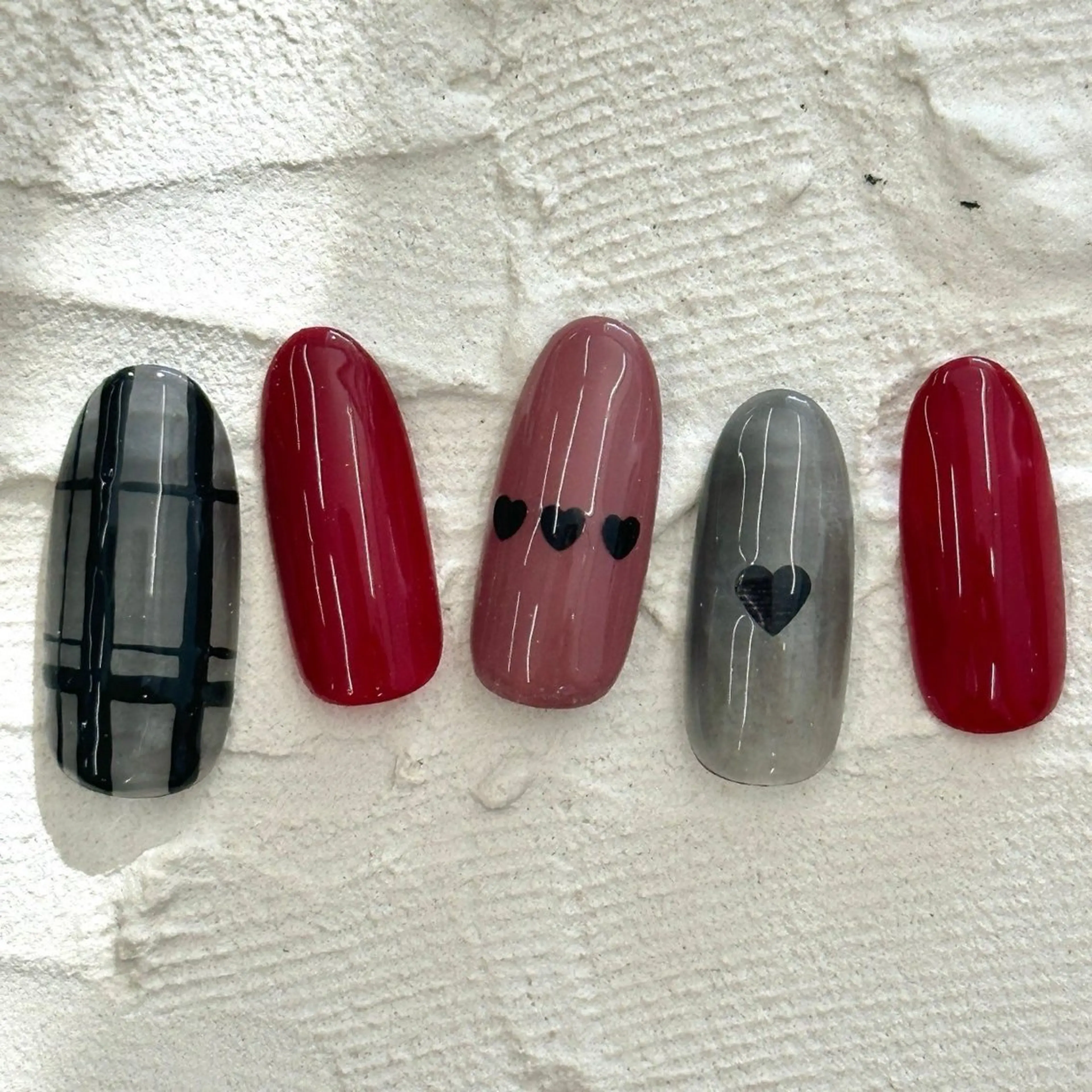 ネイル ⭐︎休業中の練習⭐︎ JNA認定講師髙橋のネイルデザイン