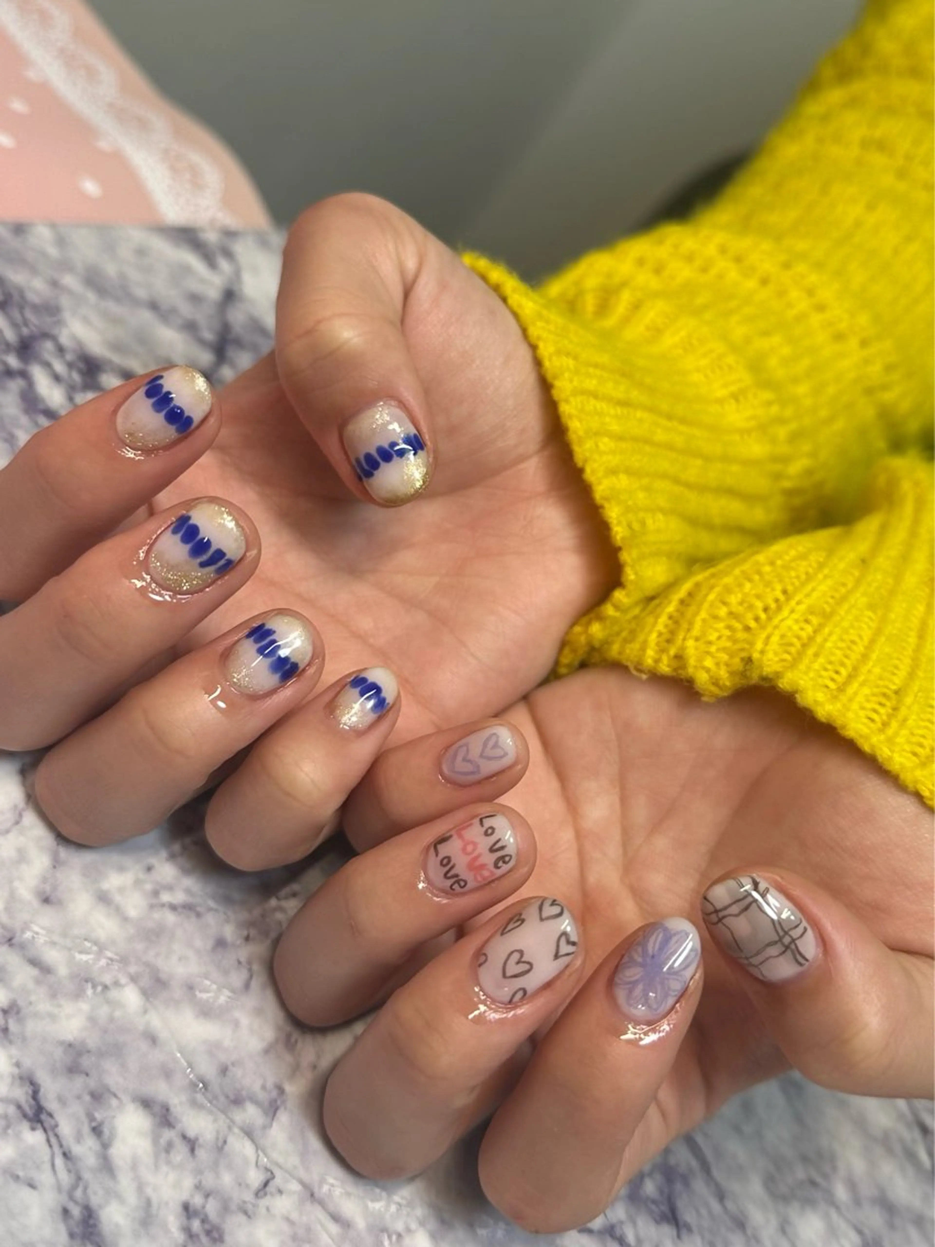 ネイル ハンドネイル フットネイル Pretzels🥨 【プレッツェル】ミウのネイルデザイン