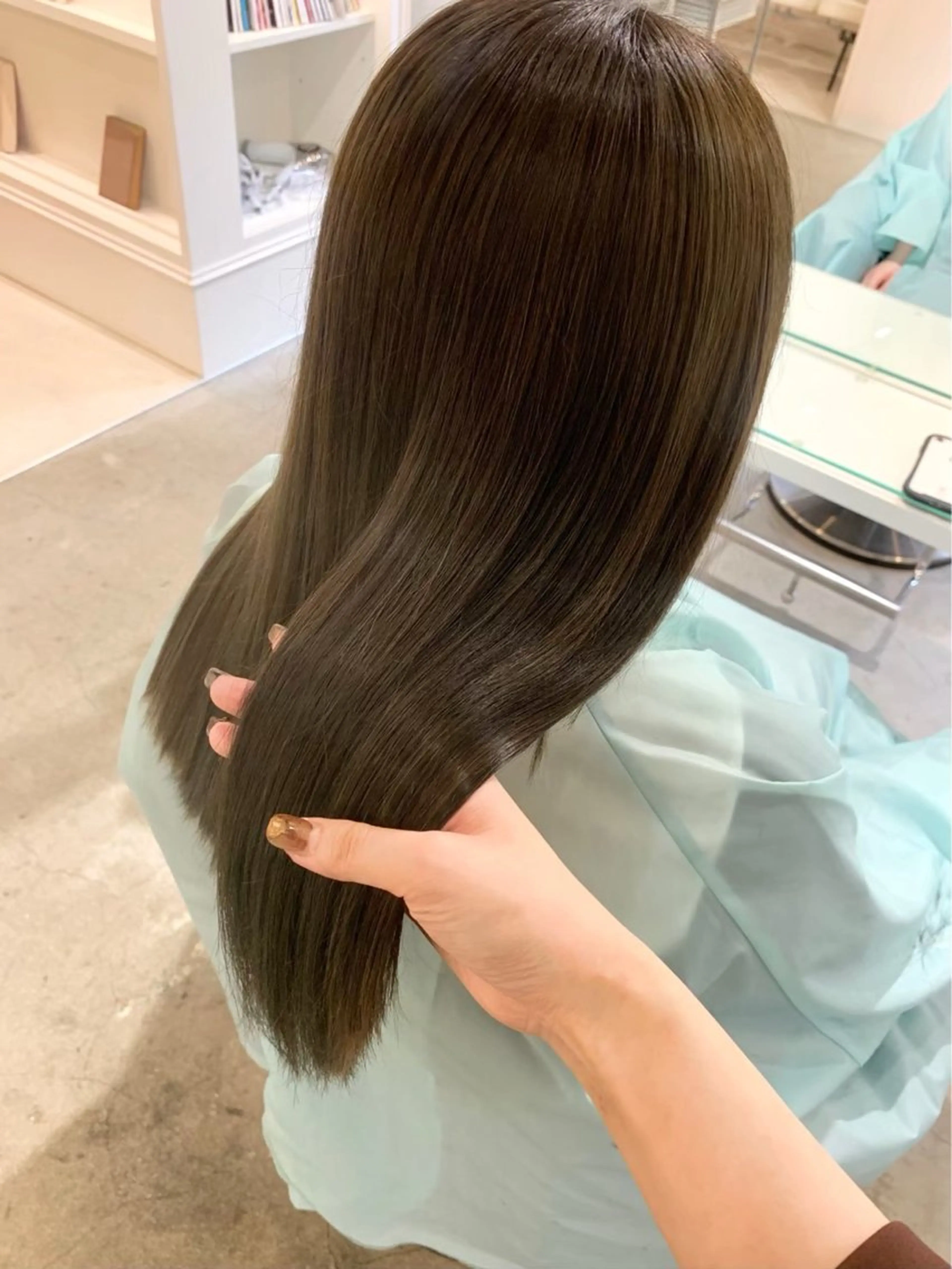 ロング カラー ヘアカラー トリートメント ParveMix ♡白神みやびのヘアスタイル