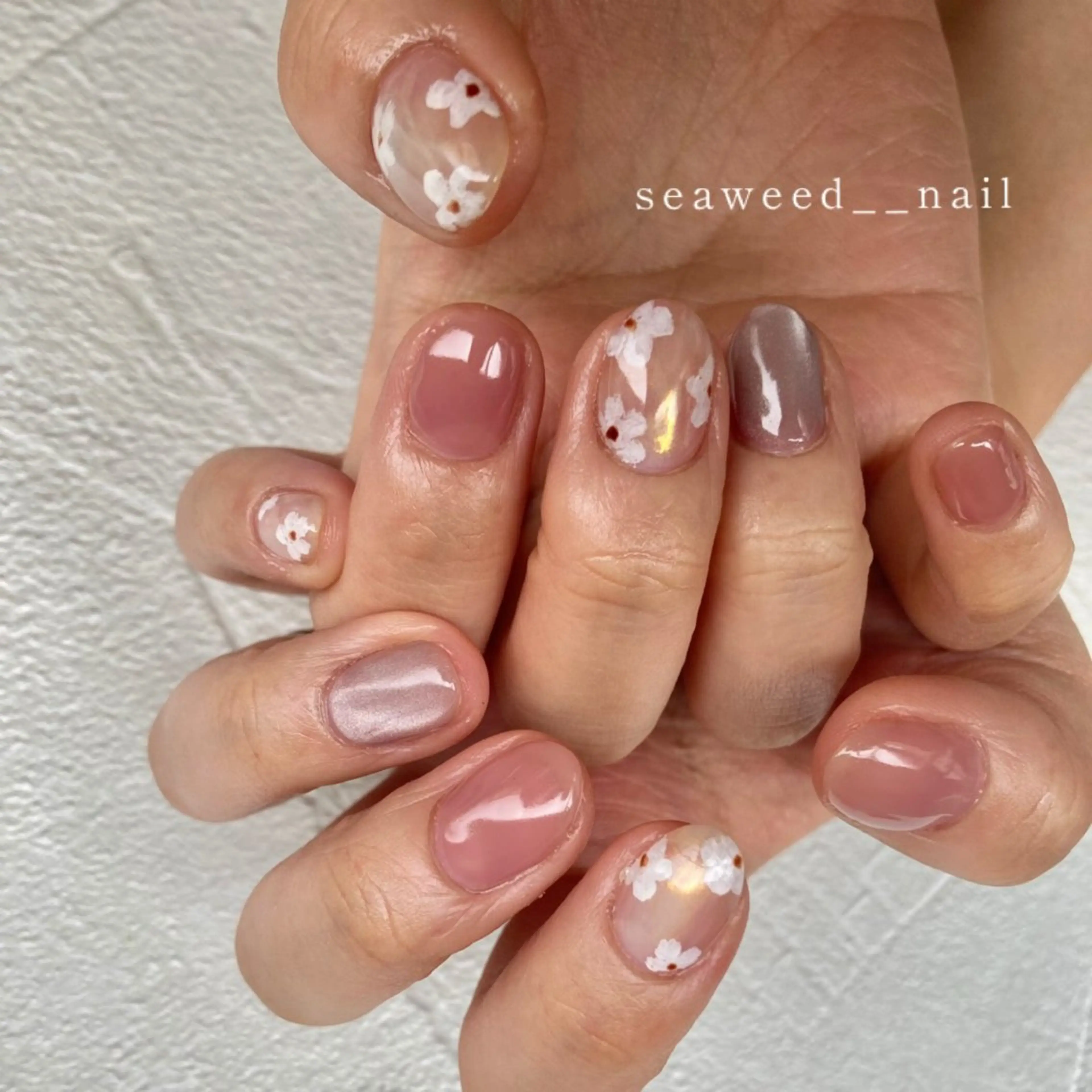 ネイル ハンドネイル seaweed nailのネイルデザイン