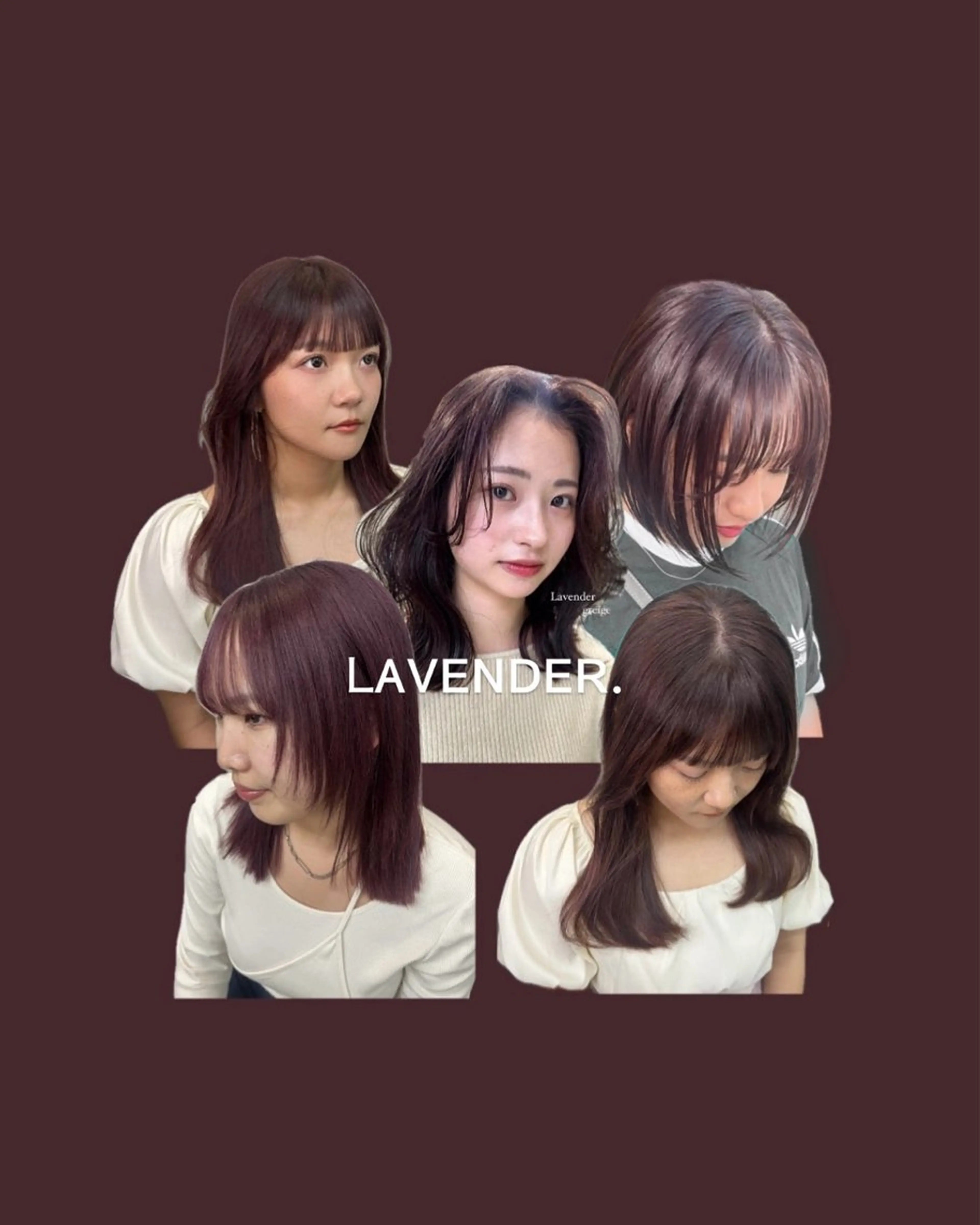 セミロング カラー ベージュカラー ブリーチ ケアブリーチ 透明感カラー ダブルカラー ヘアカラー SALT WATER所属・🫐 𝐌𝐚𝐨 🫐ボブモデル募集のヘアスタイル