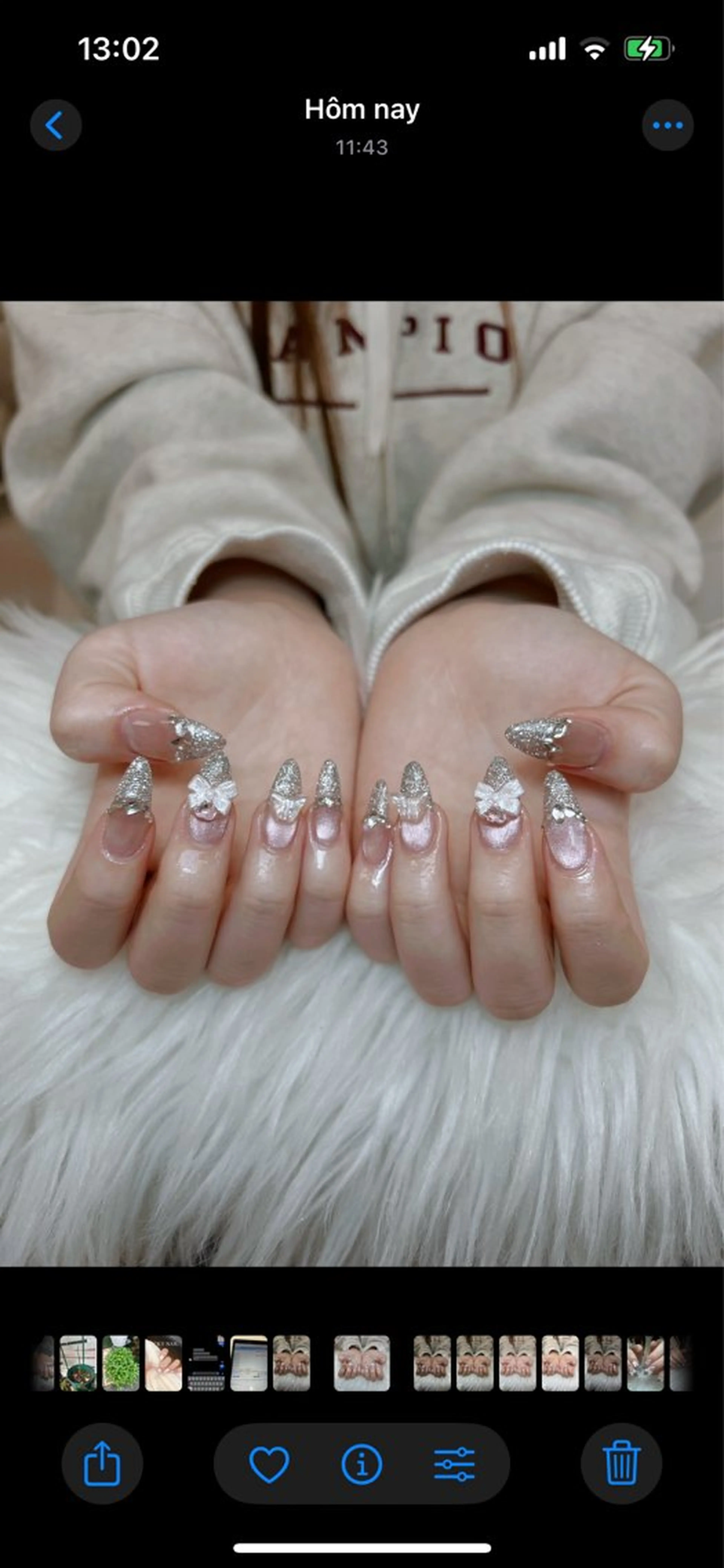 ネイル アートネイル オーロラネイル チークネイル 長さ出し フットネイル Noiranail_ studio所属・Noiranail_ studioのネイルデザイン