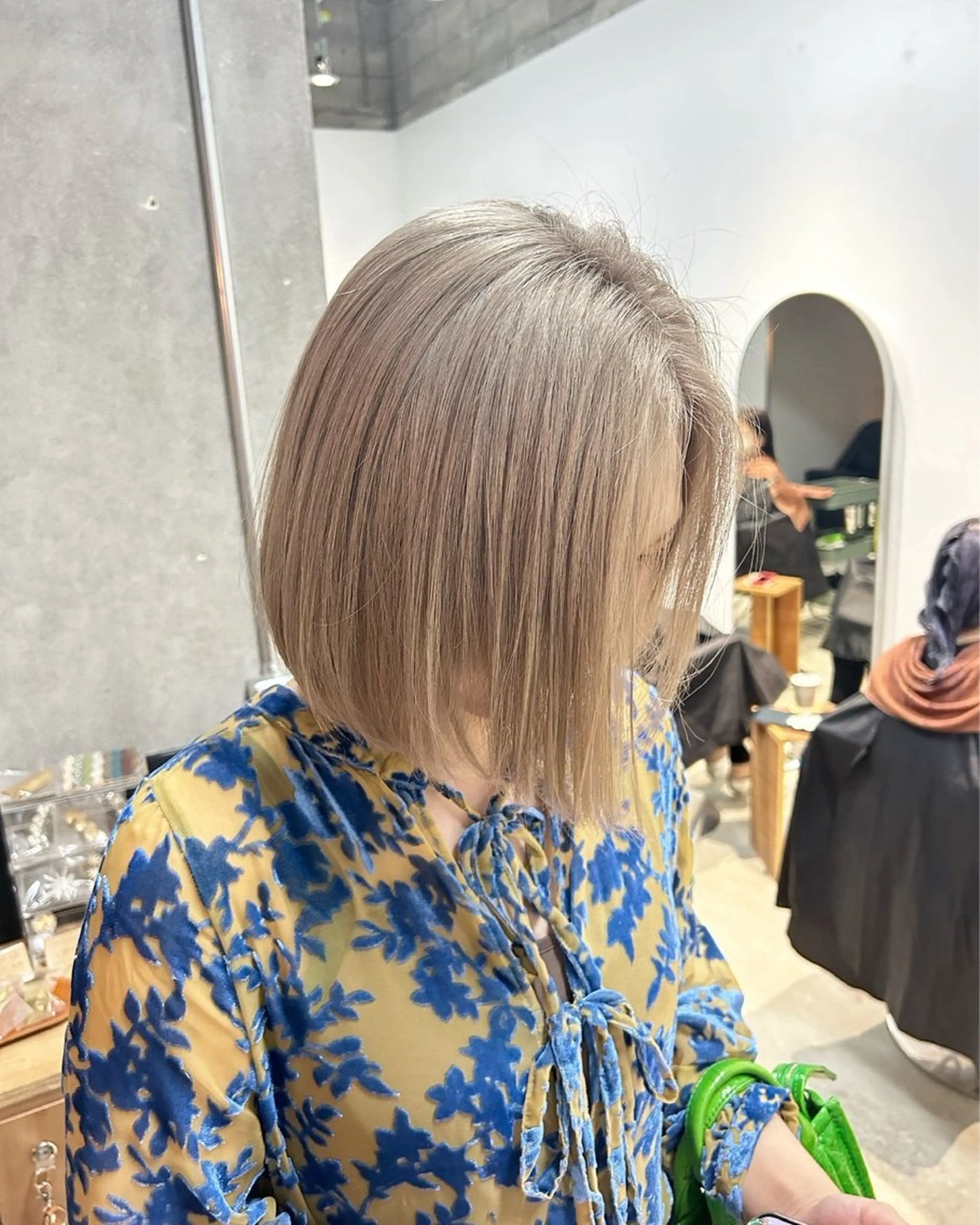 🐰【口コミ必須】ブリーチ有りダブルカラー➕oggi ottoセラムマスクの写真