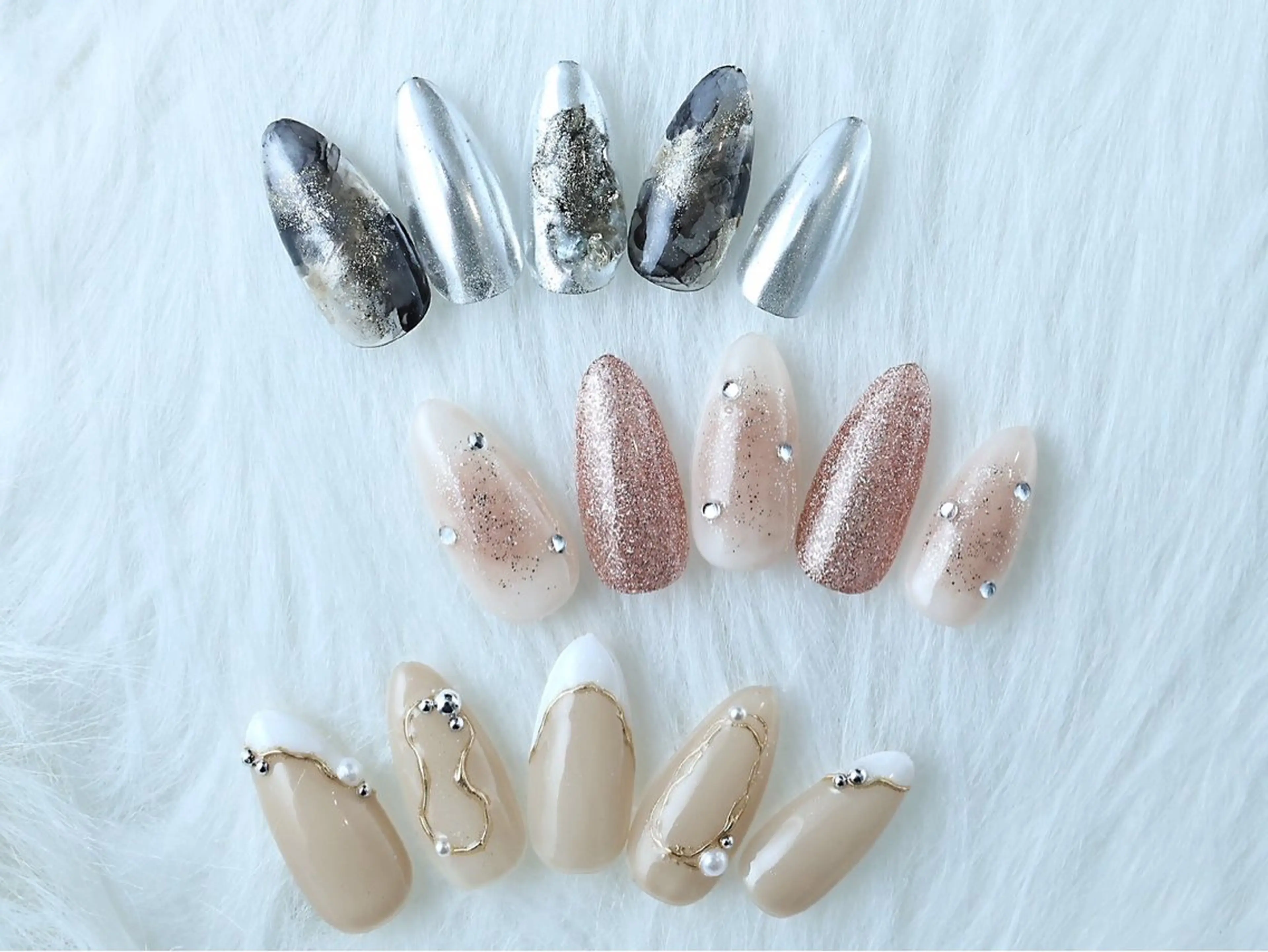 ネイル ハンドネイル eclat ANJUのネイルデザイン