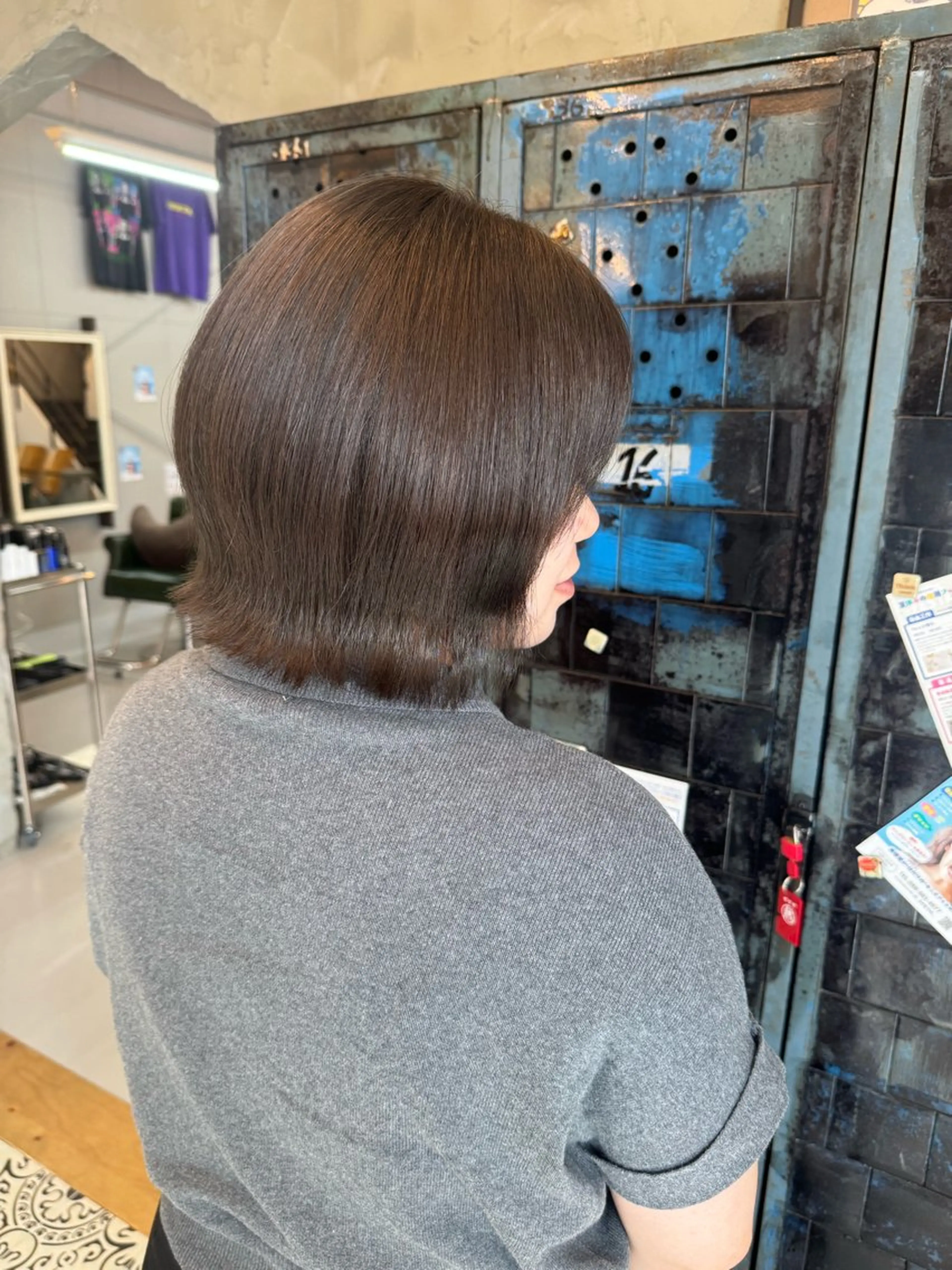 カラー オリーブカラー カット ヘアカラー 渡邊 里彩のヘアスタイル