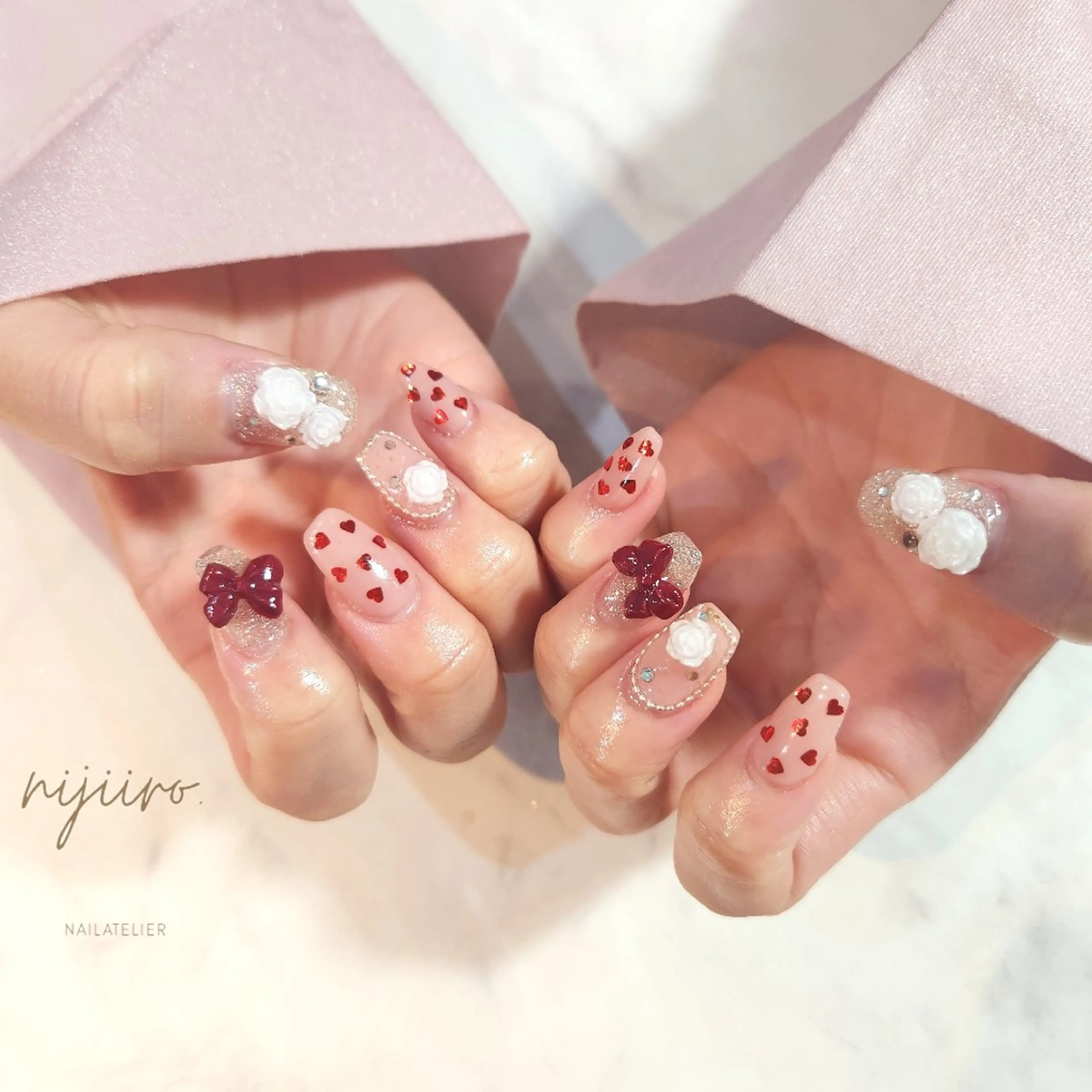 ネイル ハンドネイル nailatelier nijiiro.所属・nijiiro🌈 サトウのネイルデザイン
