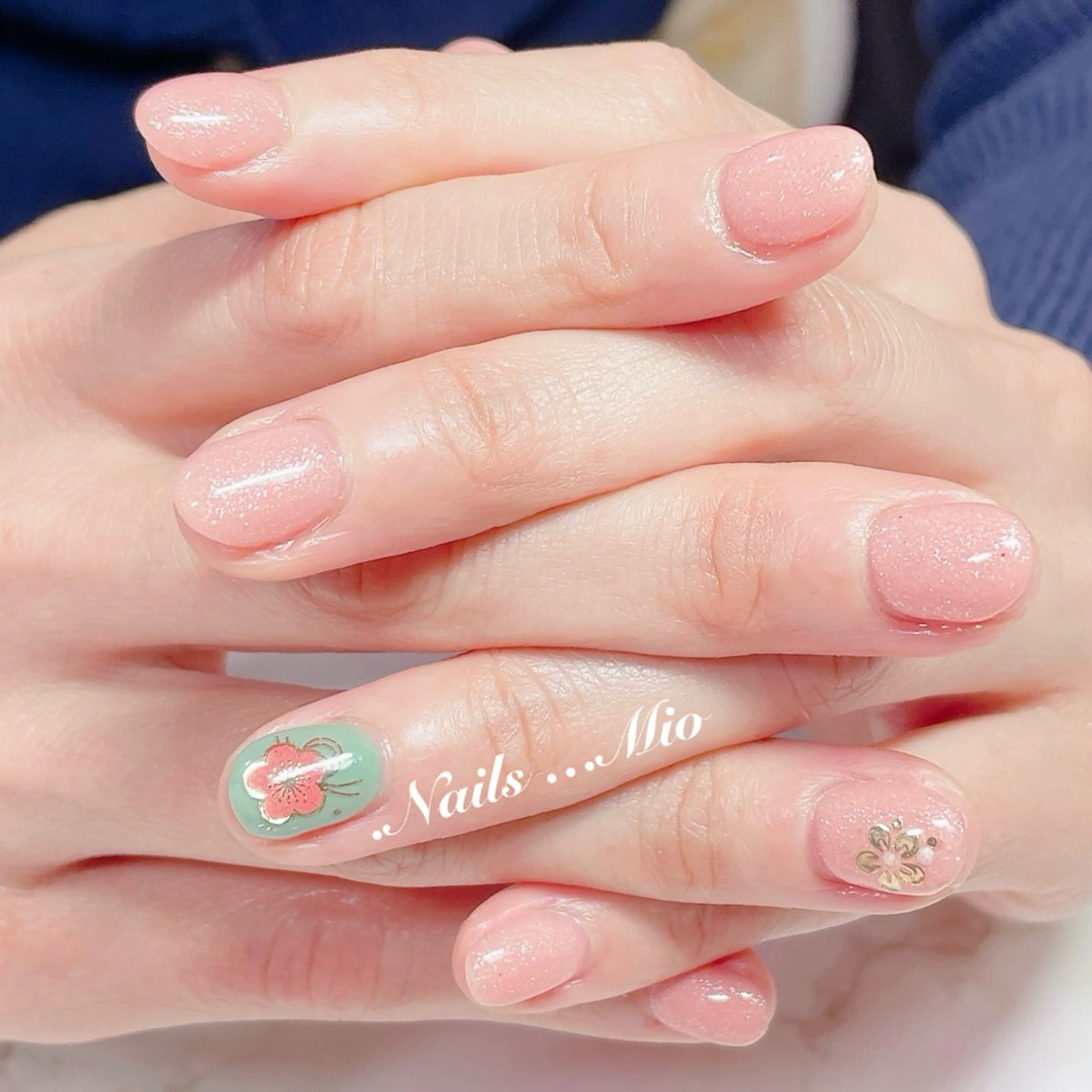 ネイル アートネイル ジェルネイル ワンカラーネイル .Nails Mio 赤羽西ネイルサロンのネイルデザイン