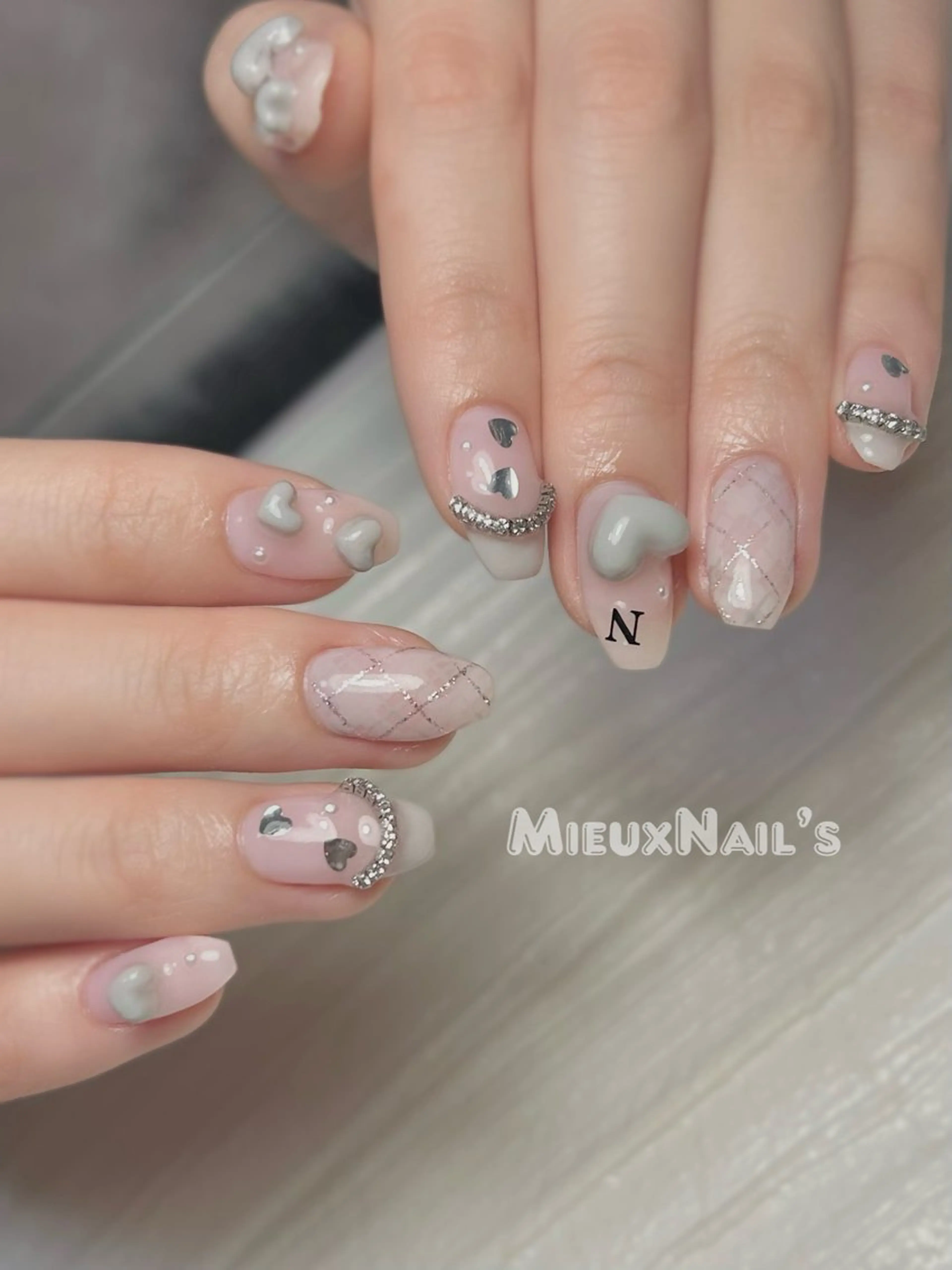 ネイル ハンドネイル Miyu❤️‍🔥 Mieuxnailsのネイルデザイン