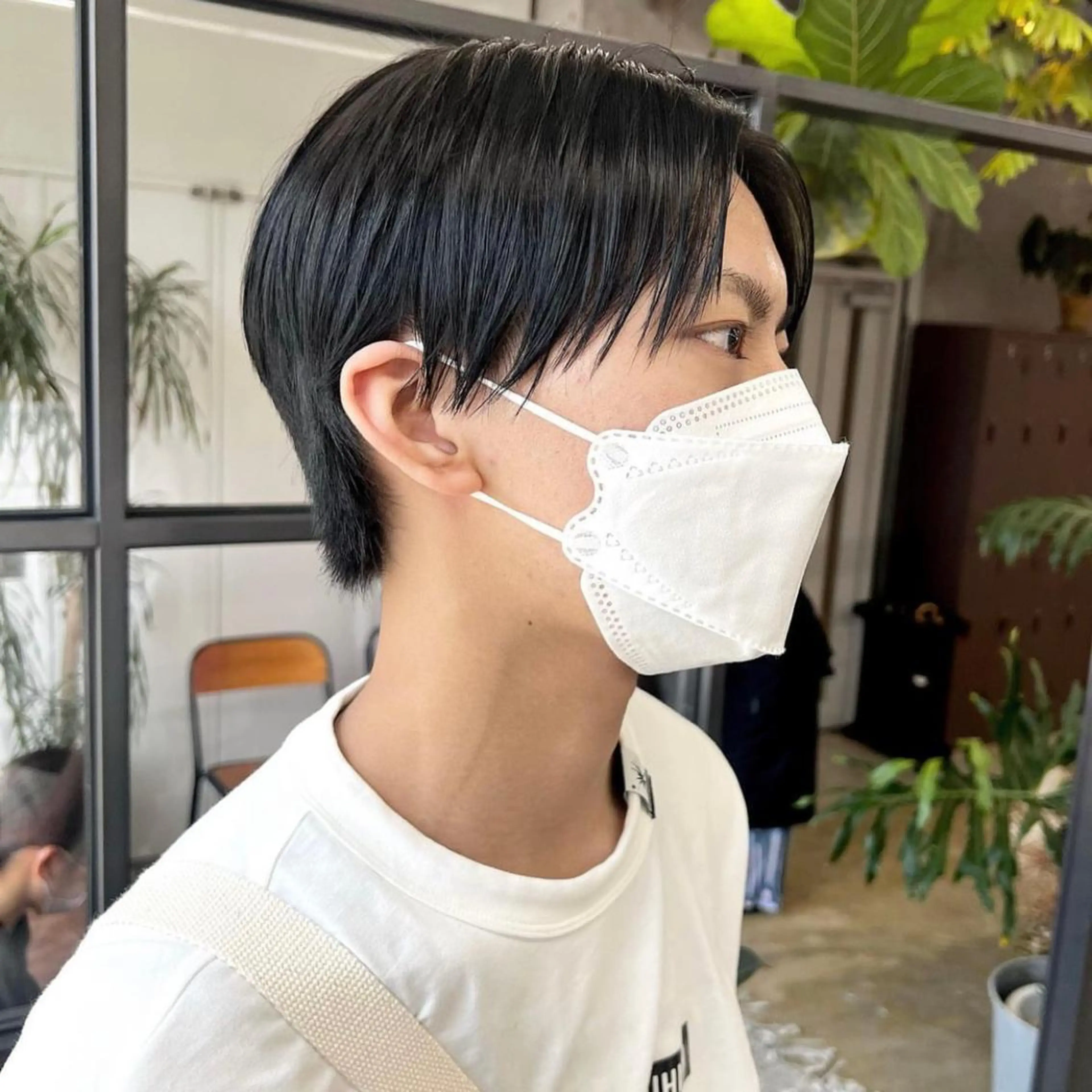 メンズ センターパート マッシュ カット ヘッドスパ 韓国 /男女🆗 細江　美紅のヘアスタイル
