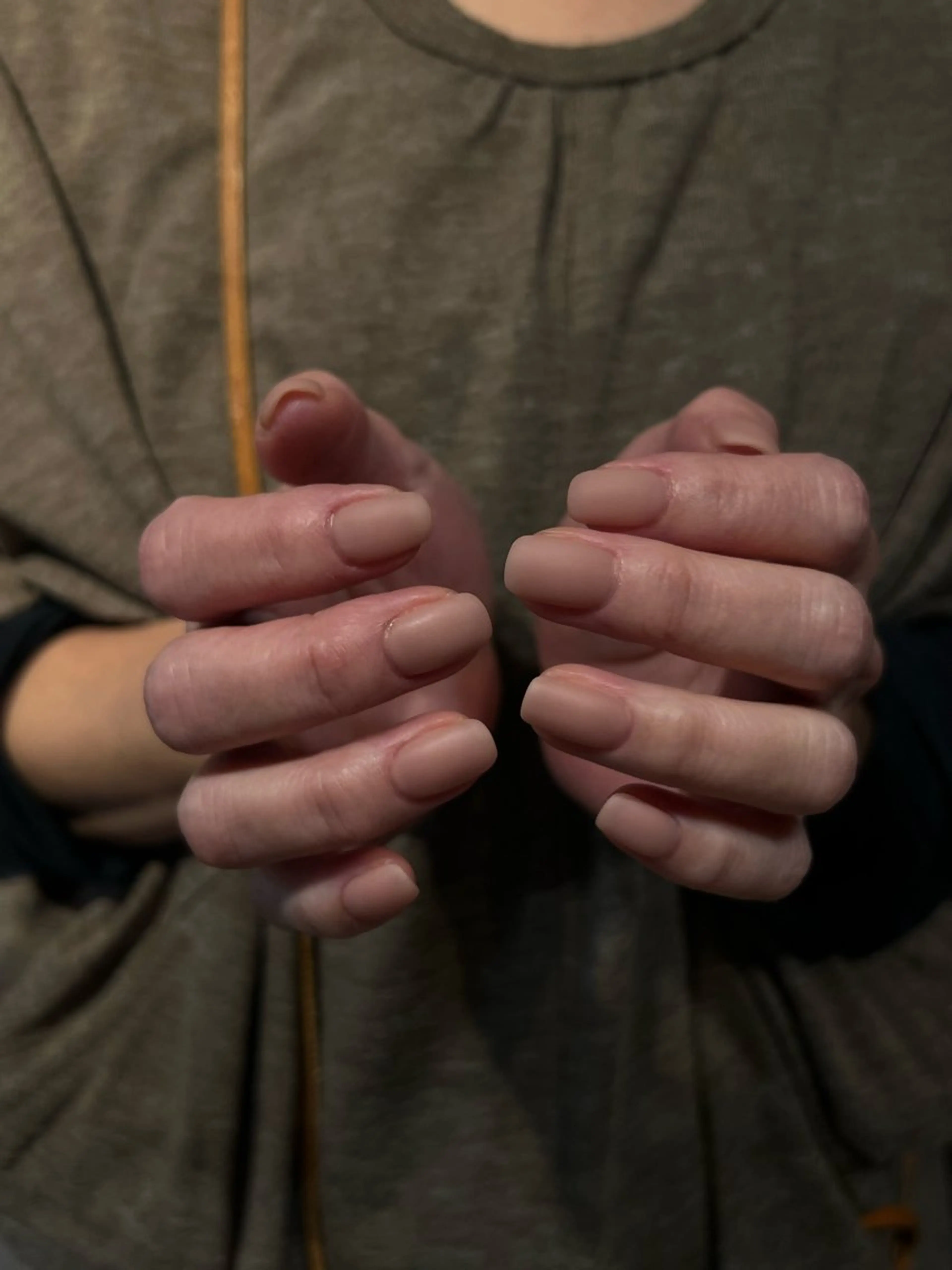 ネイル マットネイル ワンカラーネイル 金木犀　札幌駅前店所属・金木犀ネイルサロン 三浦のネイルデザイン