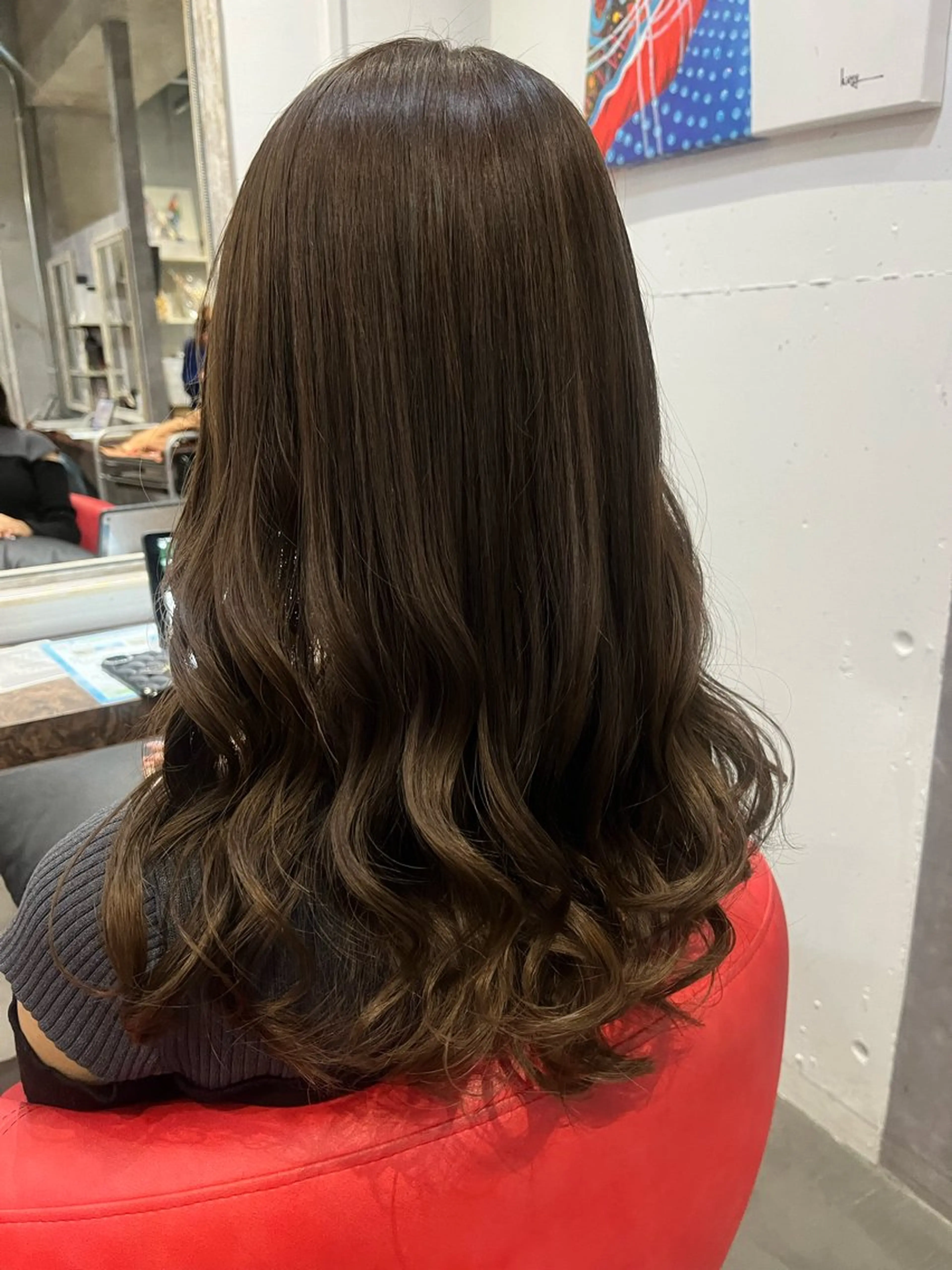 ロング カラー ヘアアレンジ カット ヘアカラー 駅チカ【ali'i】 アリイ花崎友美☘のヘアスタイル