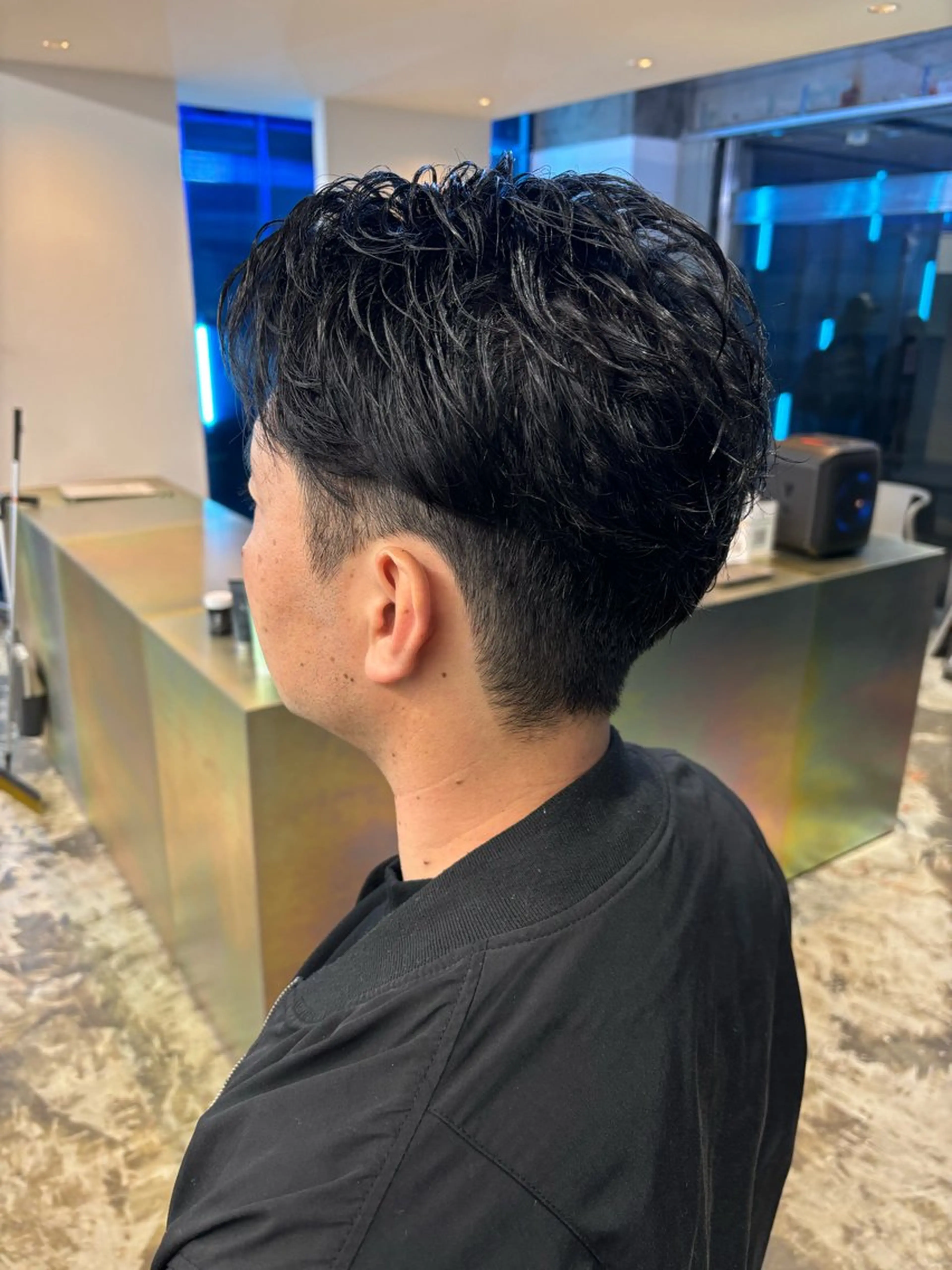 ショート ショートヘア UNSER prod by THE DAY所属・人見 風斗のヘアスタイル