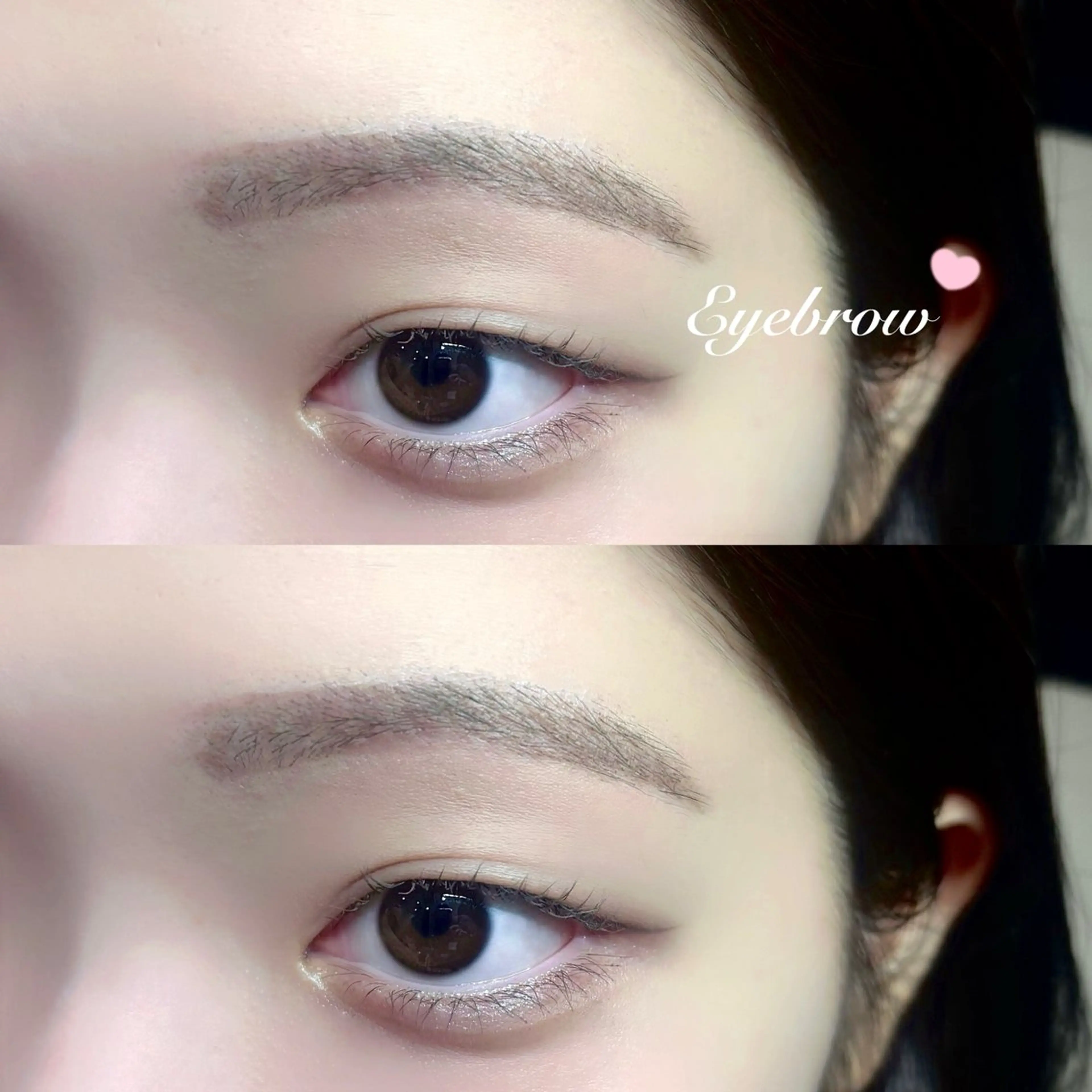 アイブロウ(ワックス脱毛、眉カット)🩶 モデル料金の写真