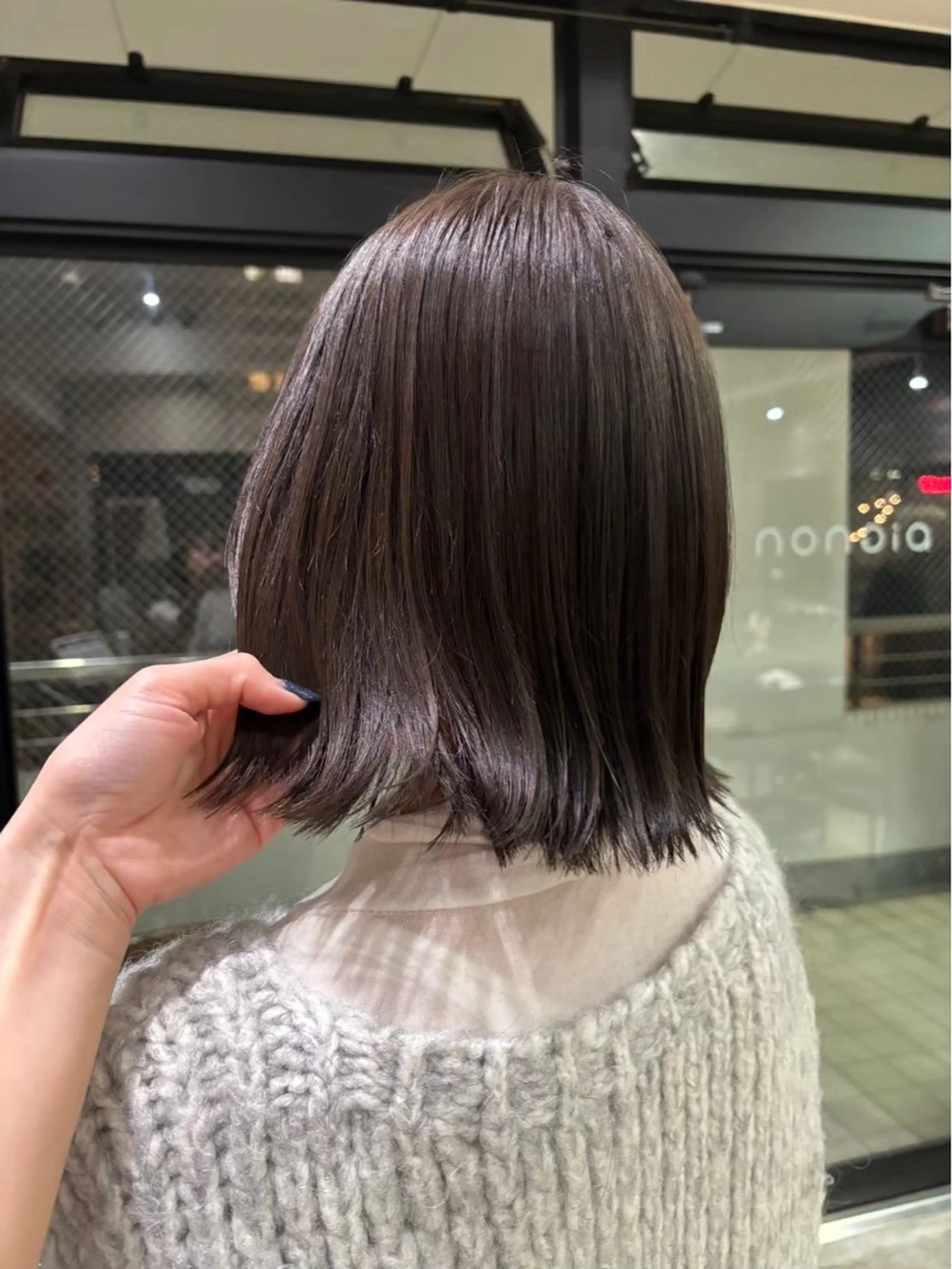 ミディアム カラー ブラウンカラー 透明感カラー SEPT.所属・あやね/ブリーチ モデル募集中💭💓のヘアスタイル