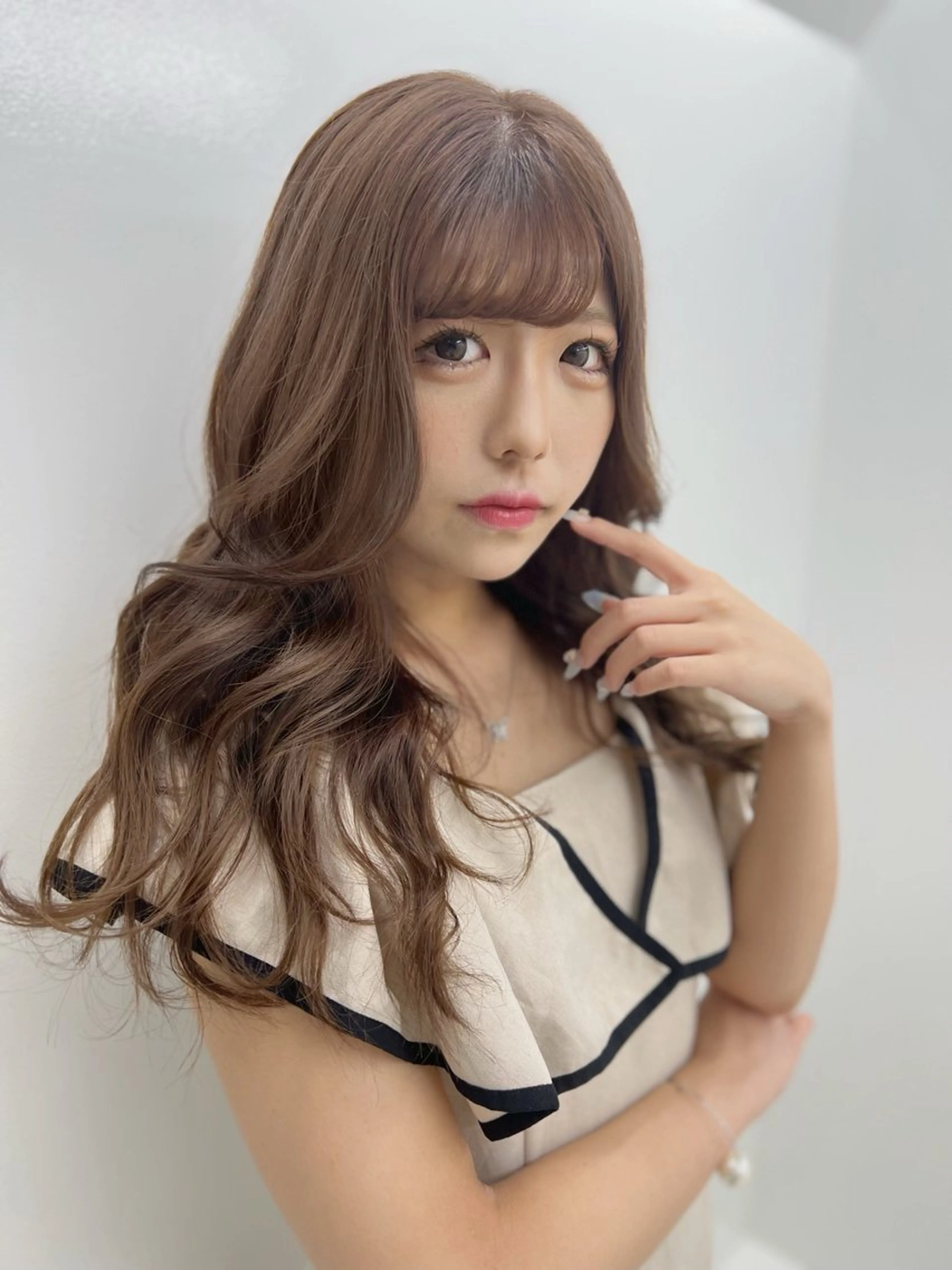 ロング カラー RIRŪA所属・プルシールエクステ ちゃきのヘアスタイル