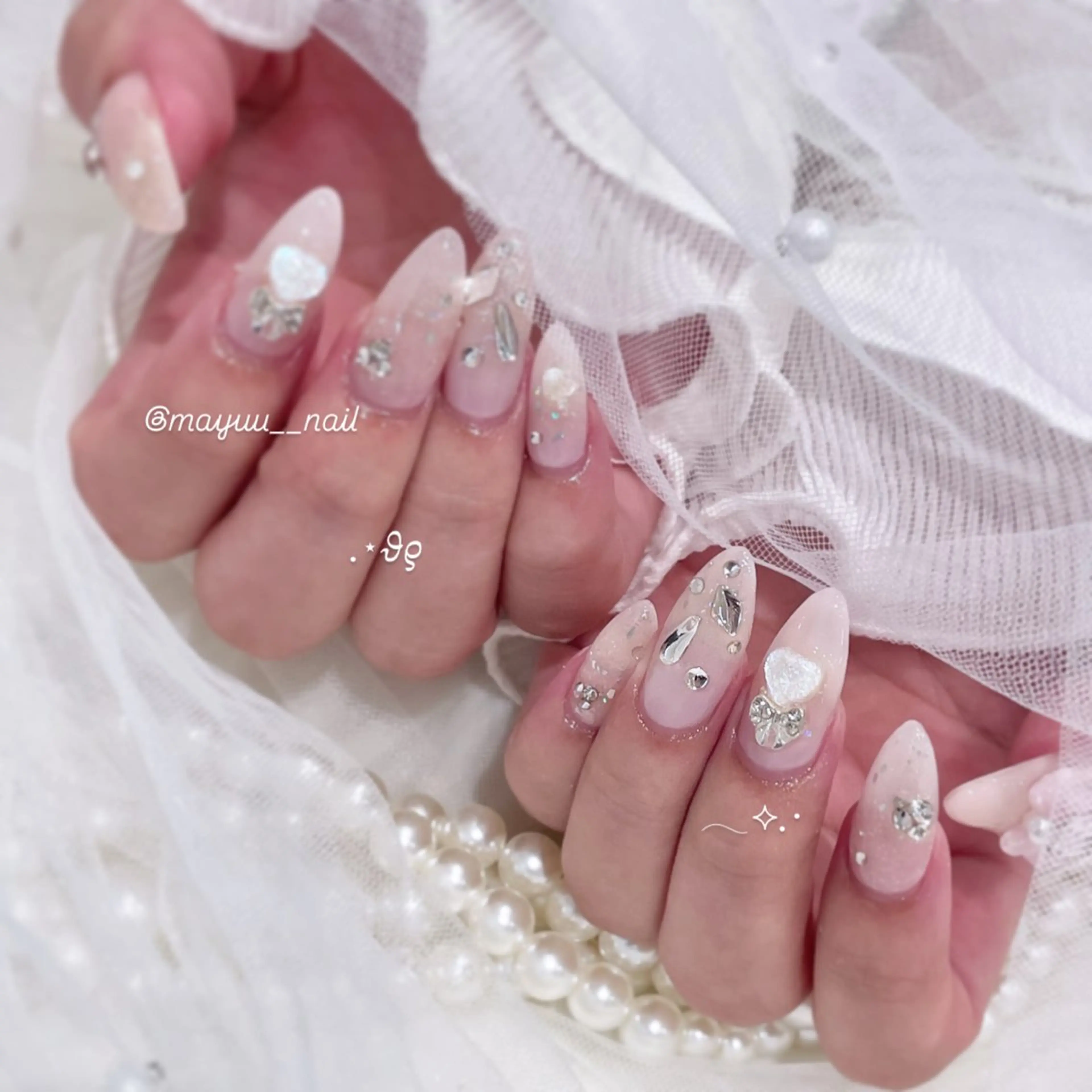 ネイル ハンドネイル 🎀 Mayu 🎀痛ネイルのネイルデザイン