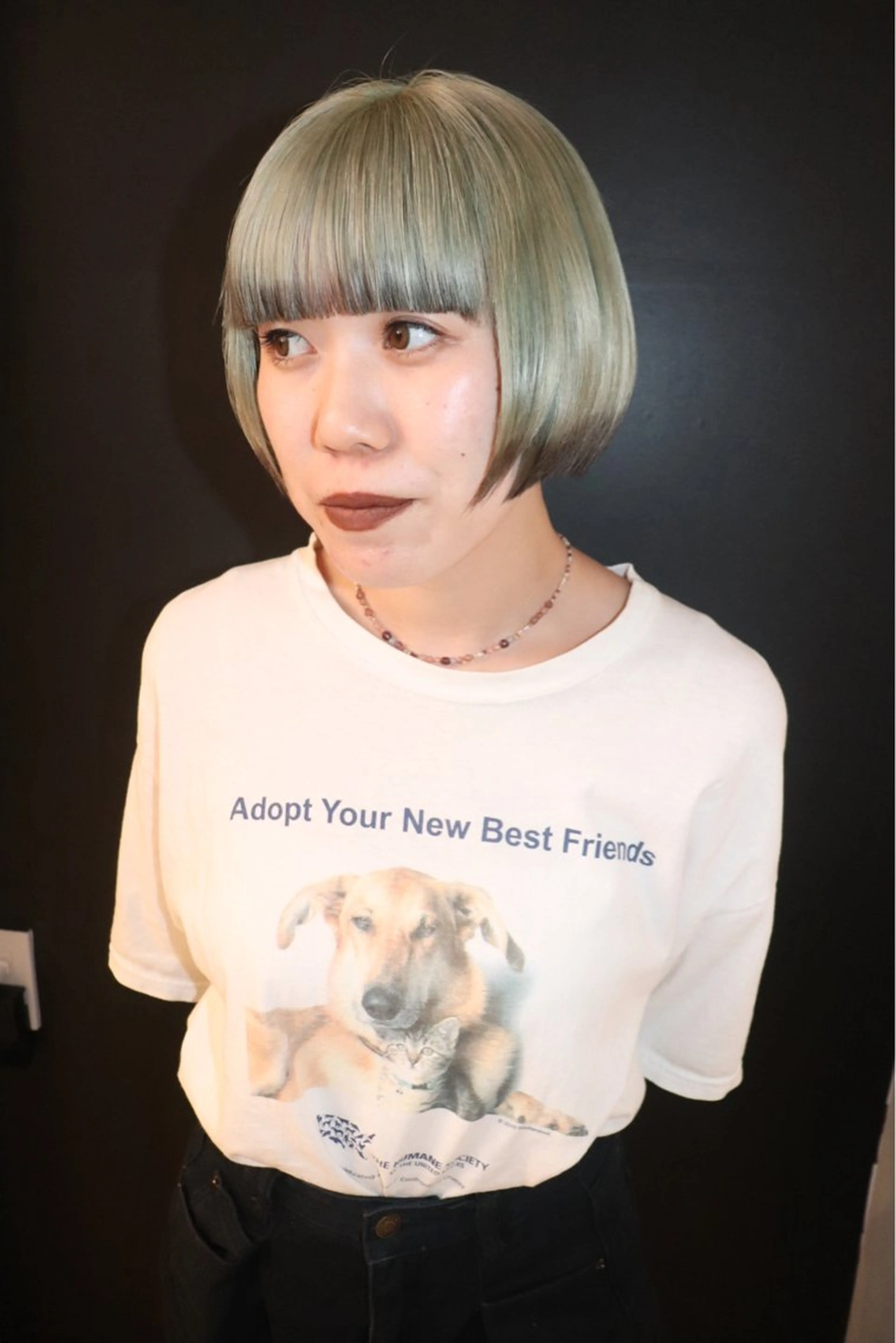 ショート カラー ヘアアレンジ @kyoniyy KYONIのヘアスタイル