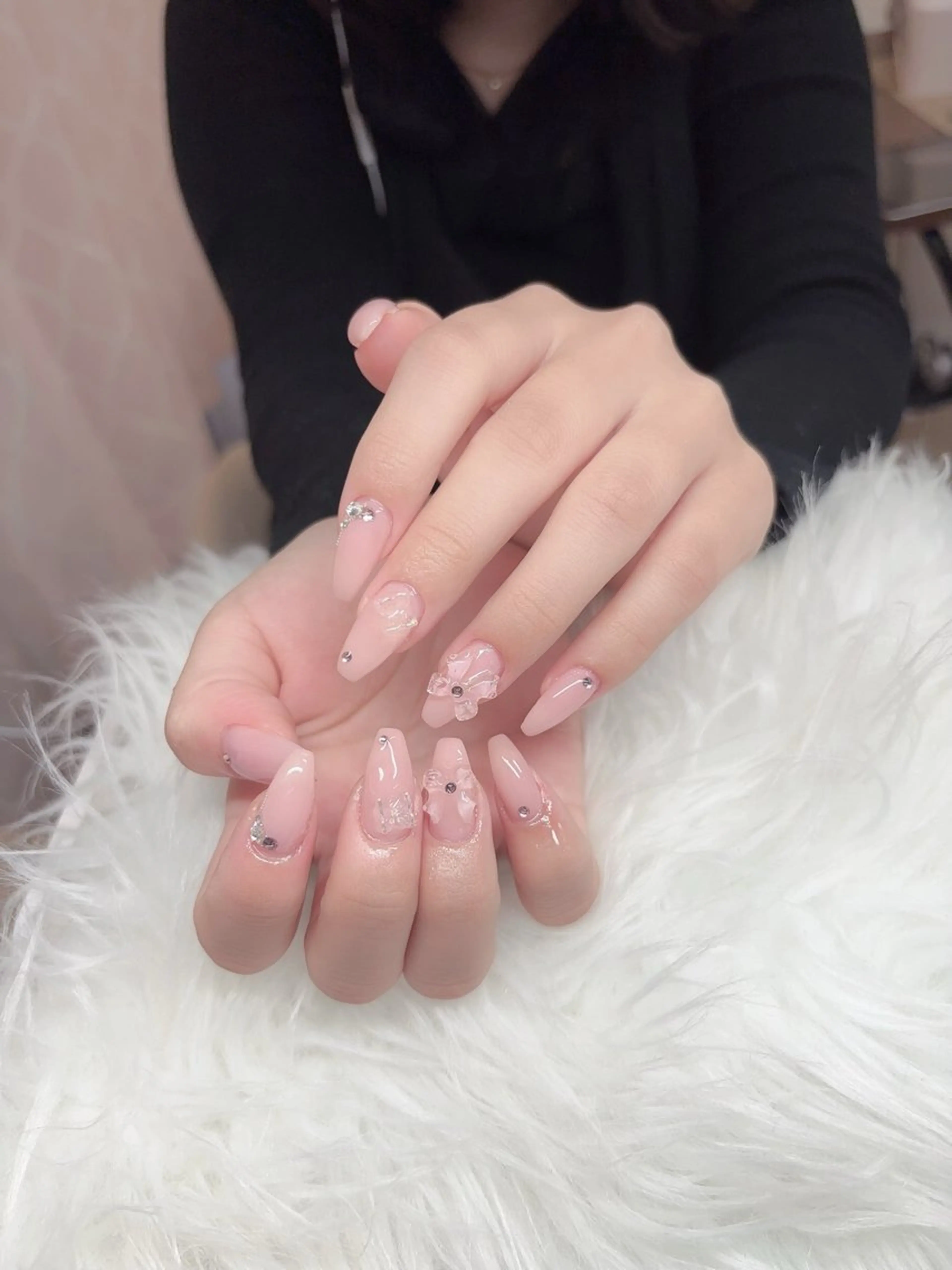 ネイル グラデーション マグネットネイル ミラーネイル ハンドネイル yurinail所属・yuri nail 高田馬場のネイルデザイン